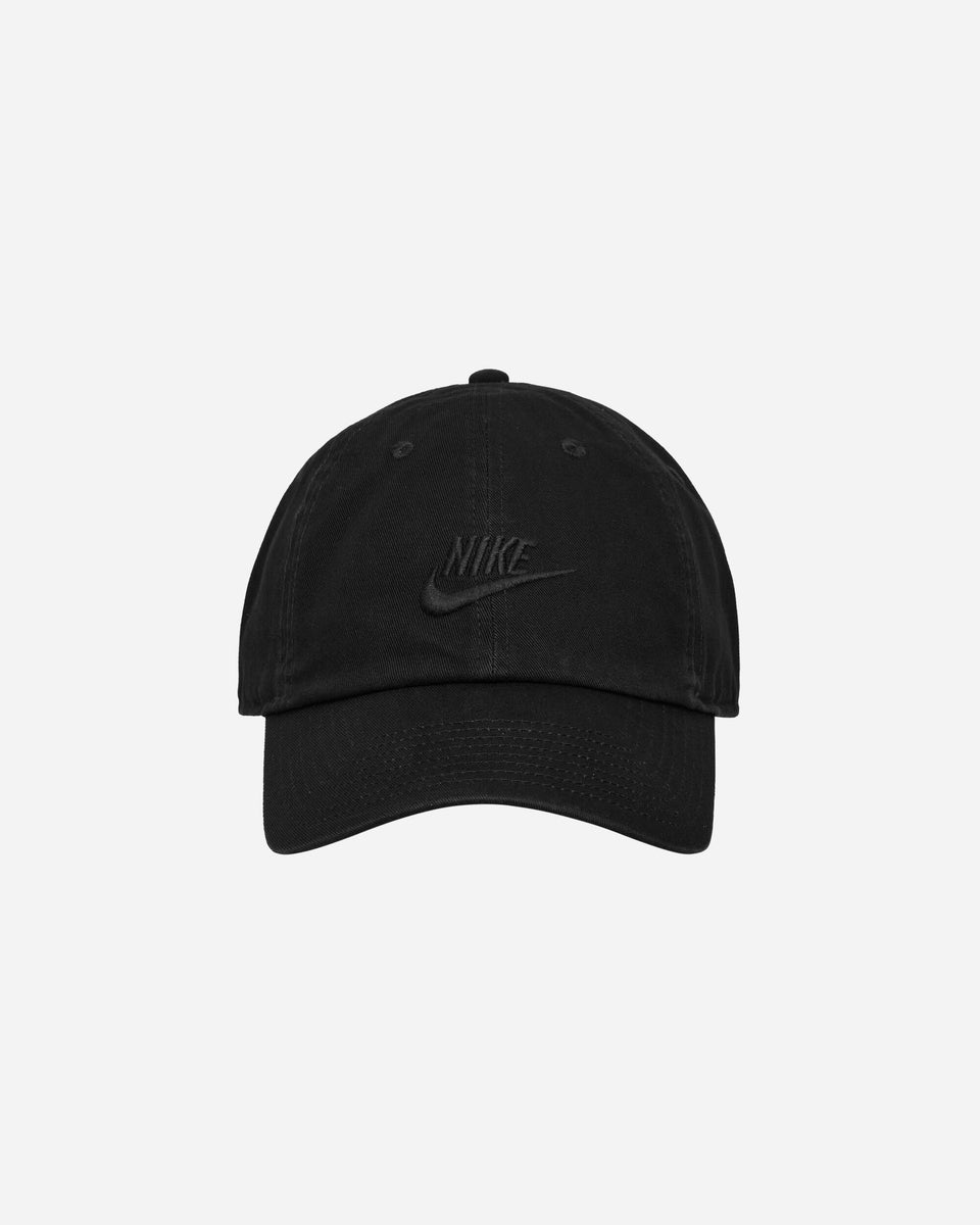 Nike Club Unstructured Futura Wash Cap Black - Slam Jam® Official