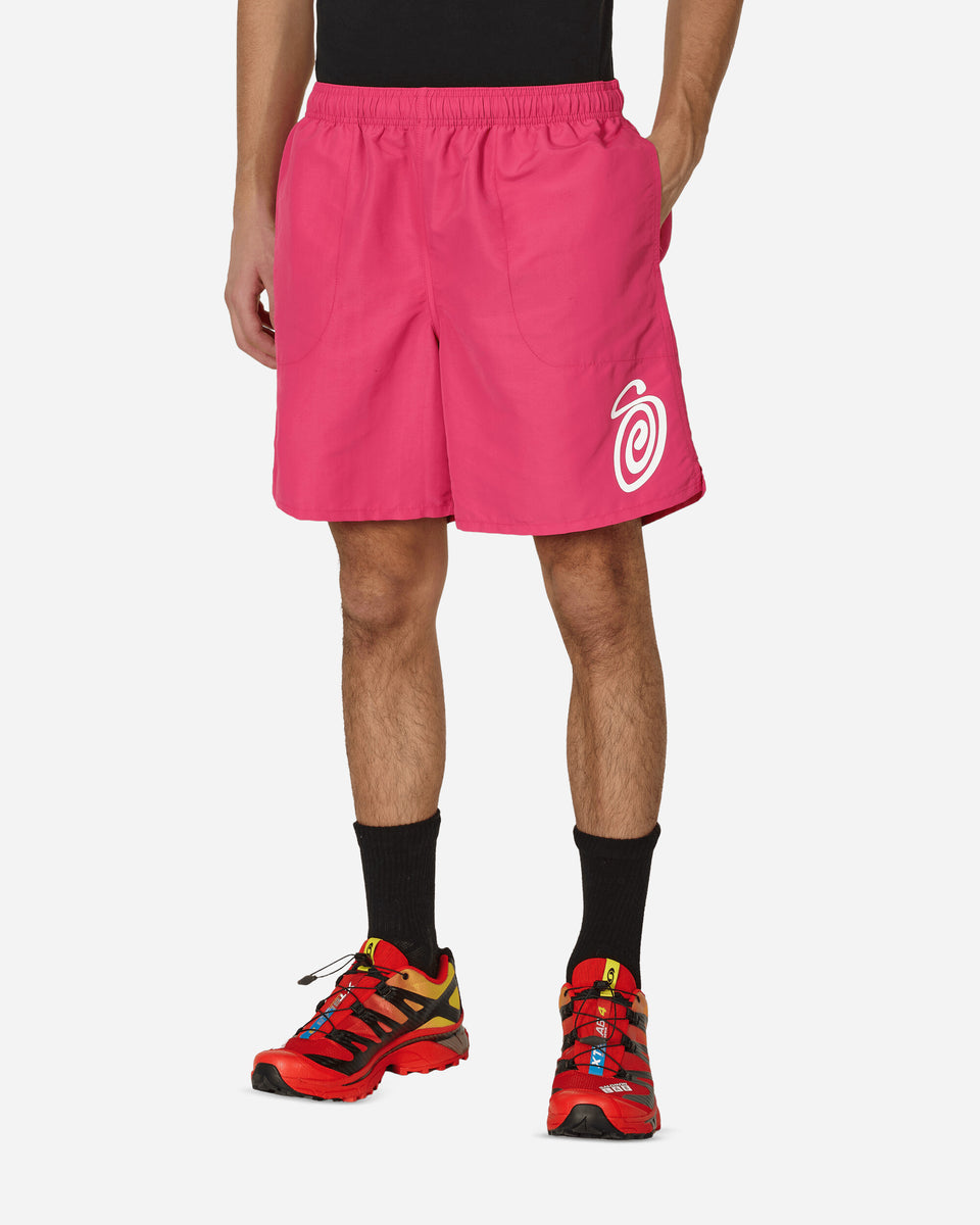 Stüssy Curly S Water Shorts Fucshia - Slam Jam® Official Store