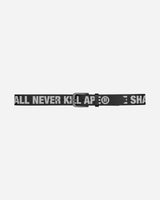 A Bathing Ape A Bathing Ape Leather Belt M Black Belts Belt 1J80188003 BLACK