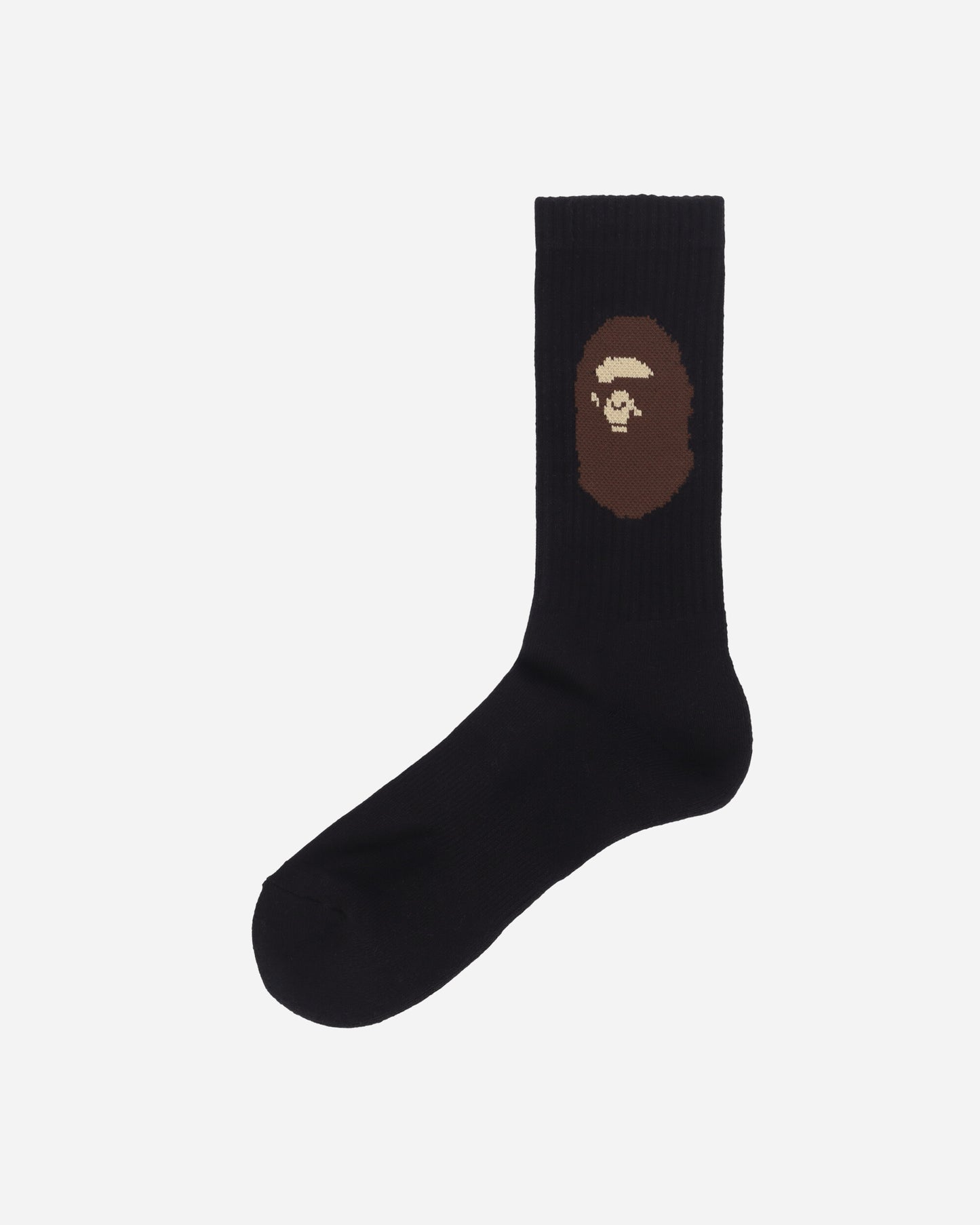 A Bathing Ape Ape Head Socks M Black Underwear Socks 1K80184001 BLACK