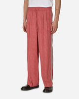 AMOMENTO Straight Tuck Banding Pants Red Pants Track Pants AM24SSM03PT RED