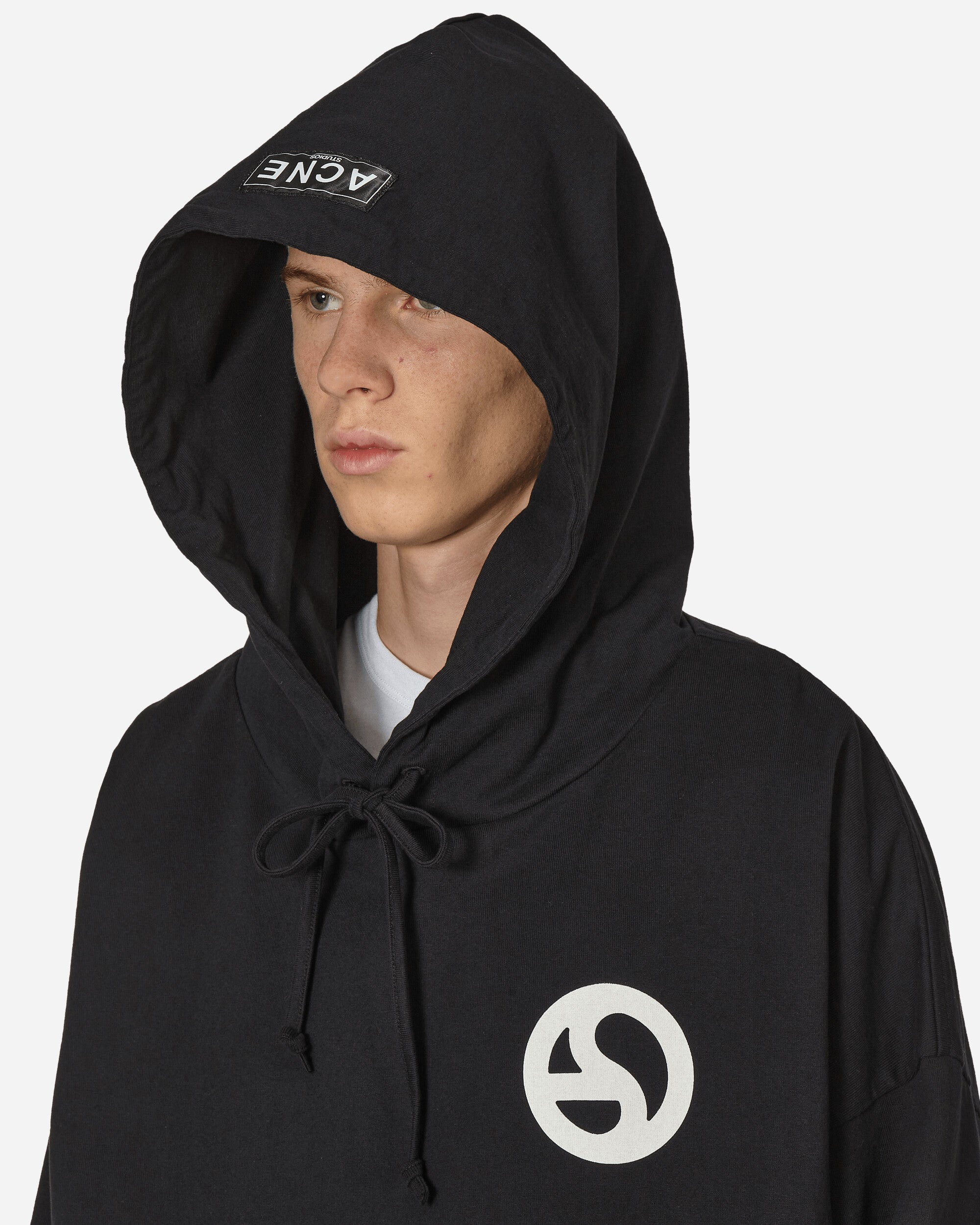 Acne Studios Hooded Sweatshirt Black Sweatshirts Hoodies CI0161- 900