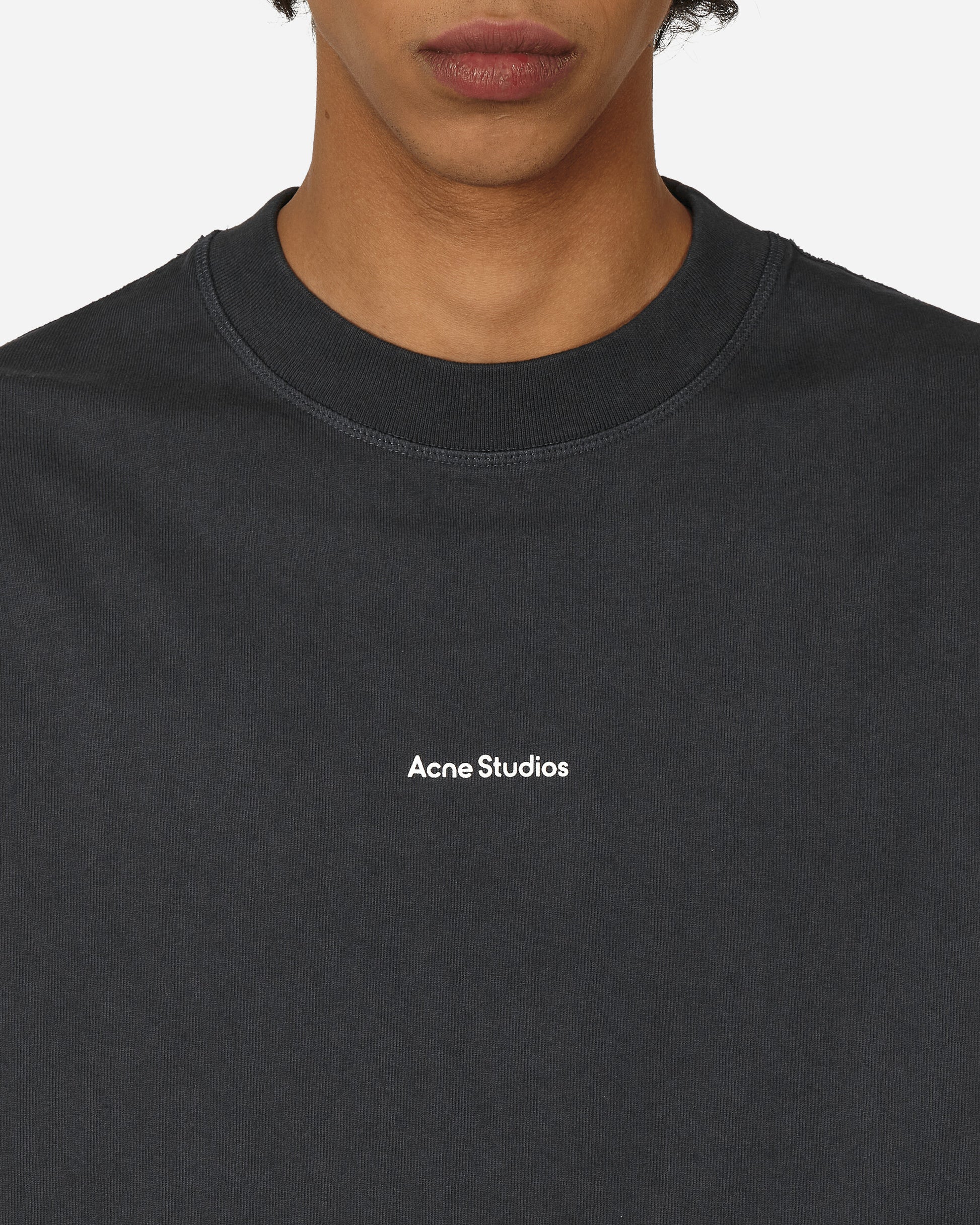 Acne Studios Short Sleeve T-Shirt Black T-Shirts Shortsleeve BL0278- 900