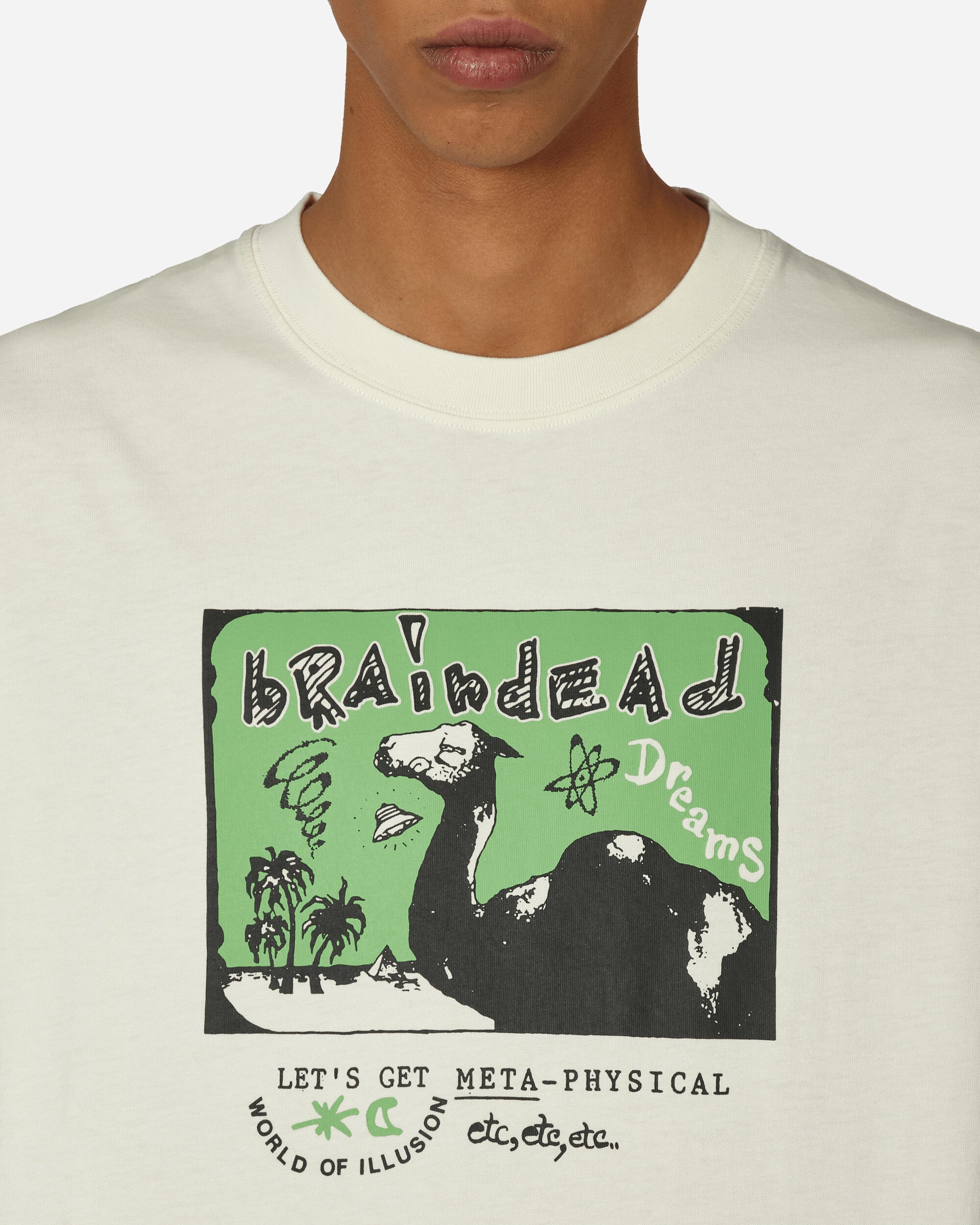 Brain Dead Meta-Physical T-Shirt Natural T-Shirts Shortsleeve BDF23T00003562 WH02