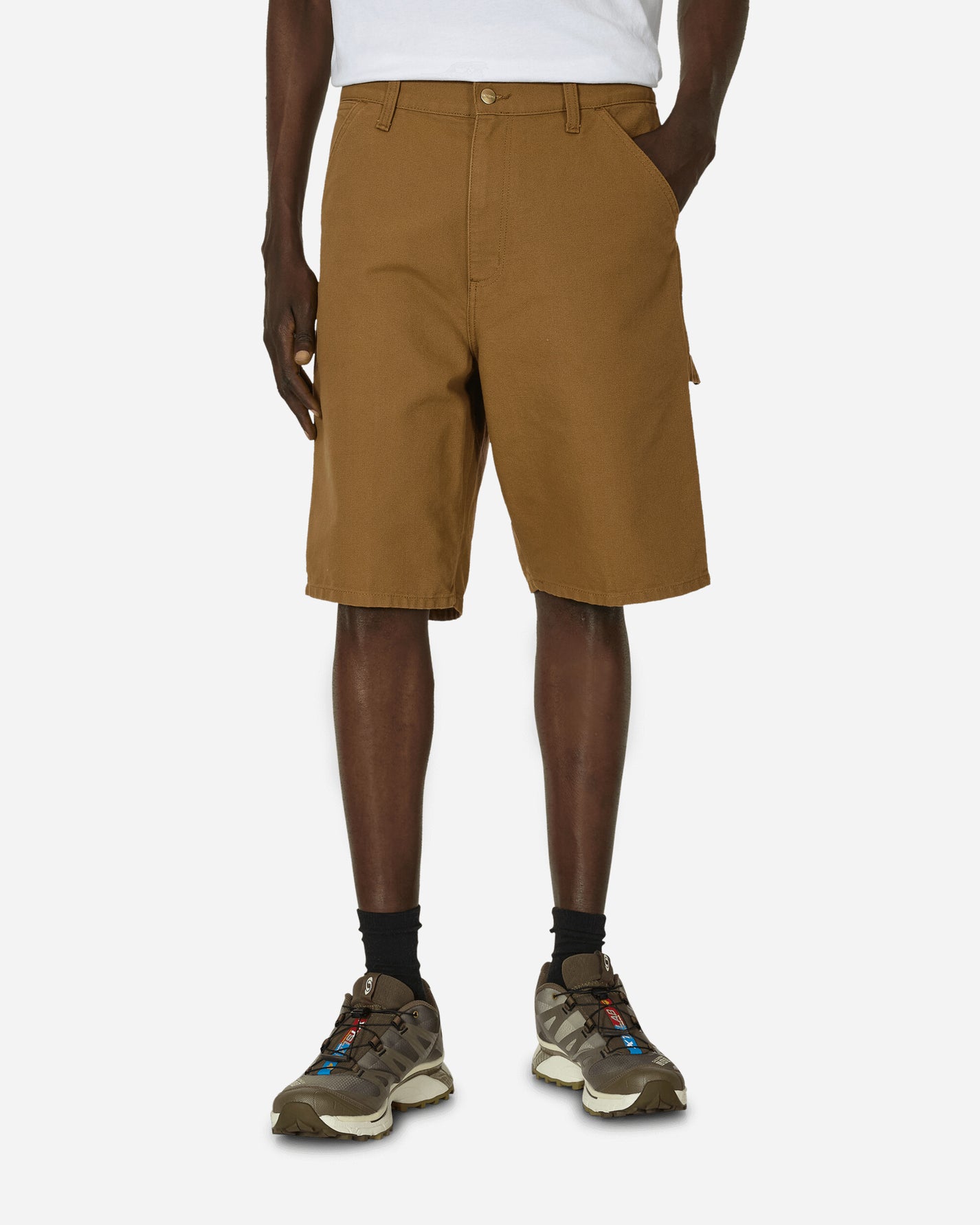 Carhartt WIP Single Knee Short Hamilton Brown Shorts Short I027942 HZ02