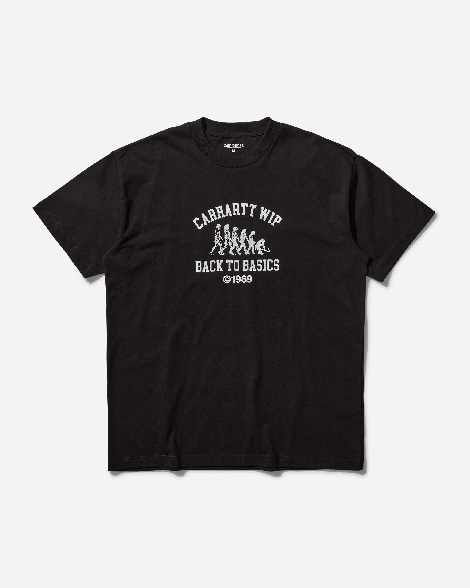 Carhartt WIP SS Basics T-Shirt Black/White T-Shirts Shortsleeve I033989 0D2XX