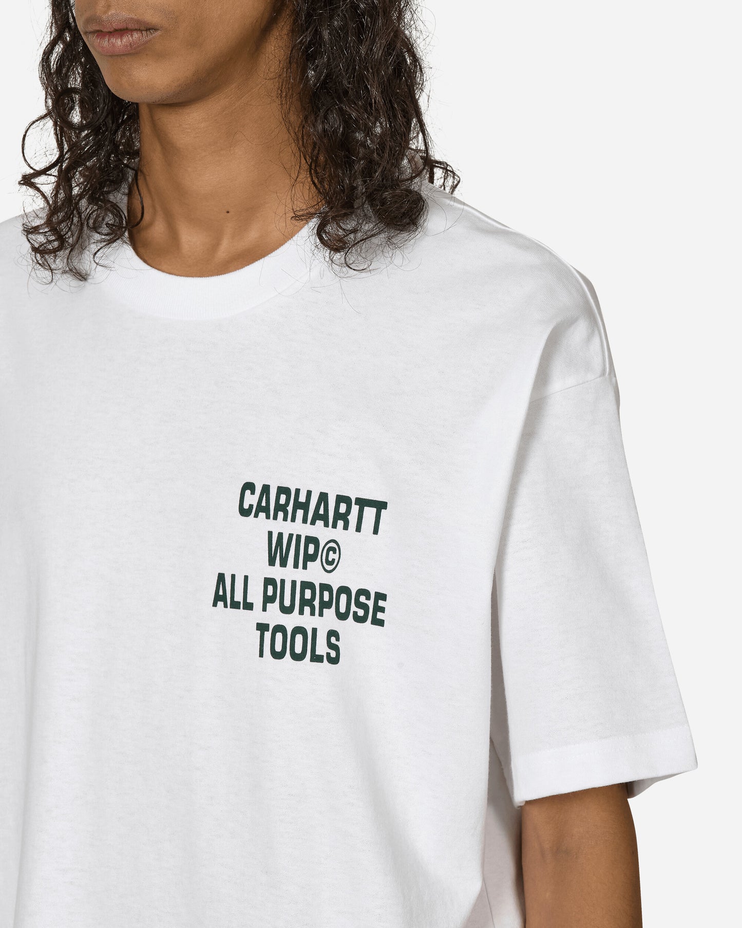 Carhartt WIP SS Cross Screw T-Shirt White T-Shirts Shortsleeve I033949 02XX