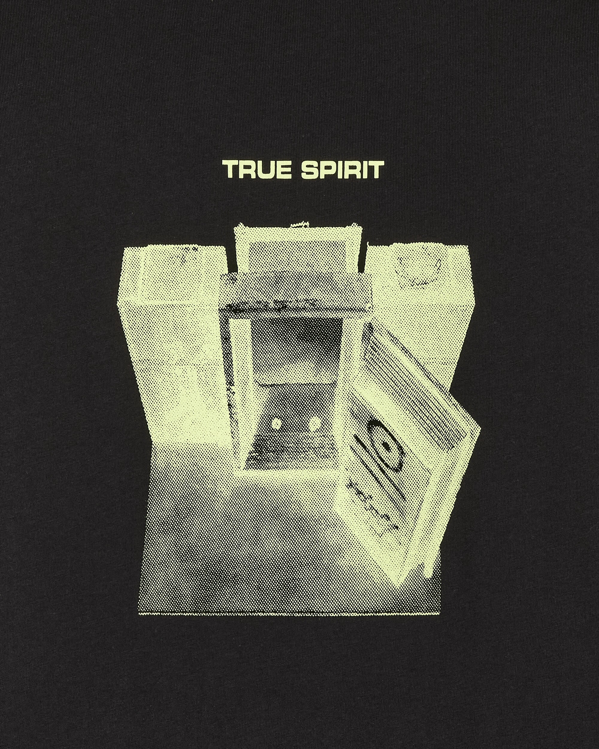 Carhartt WIP True Spirit L/S T-Shirt Black/Glow green T-Shirts Shortsleeve I032745 1XEXX