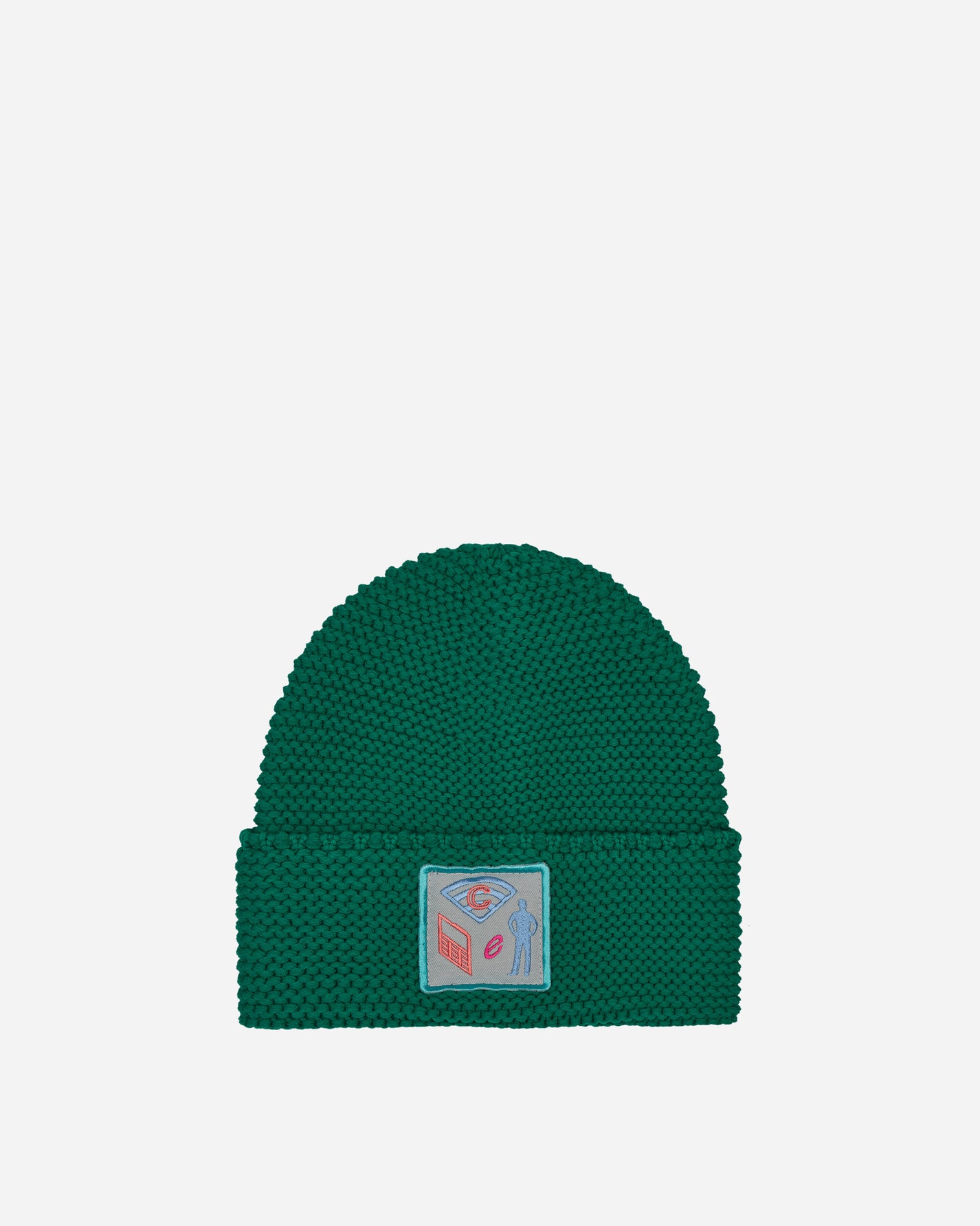 Cav Empt Poly Knit Cap Green Green Hats Beanies CES24G03 002