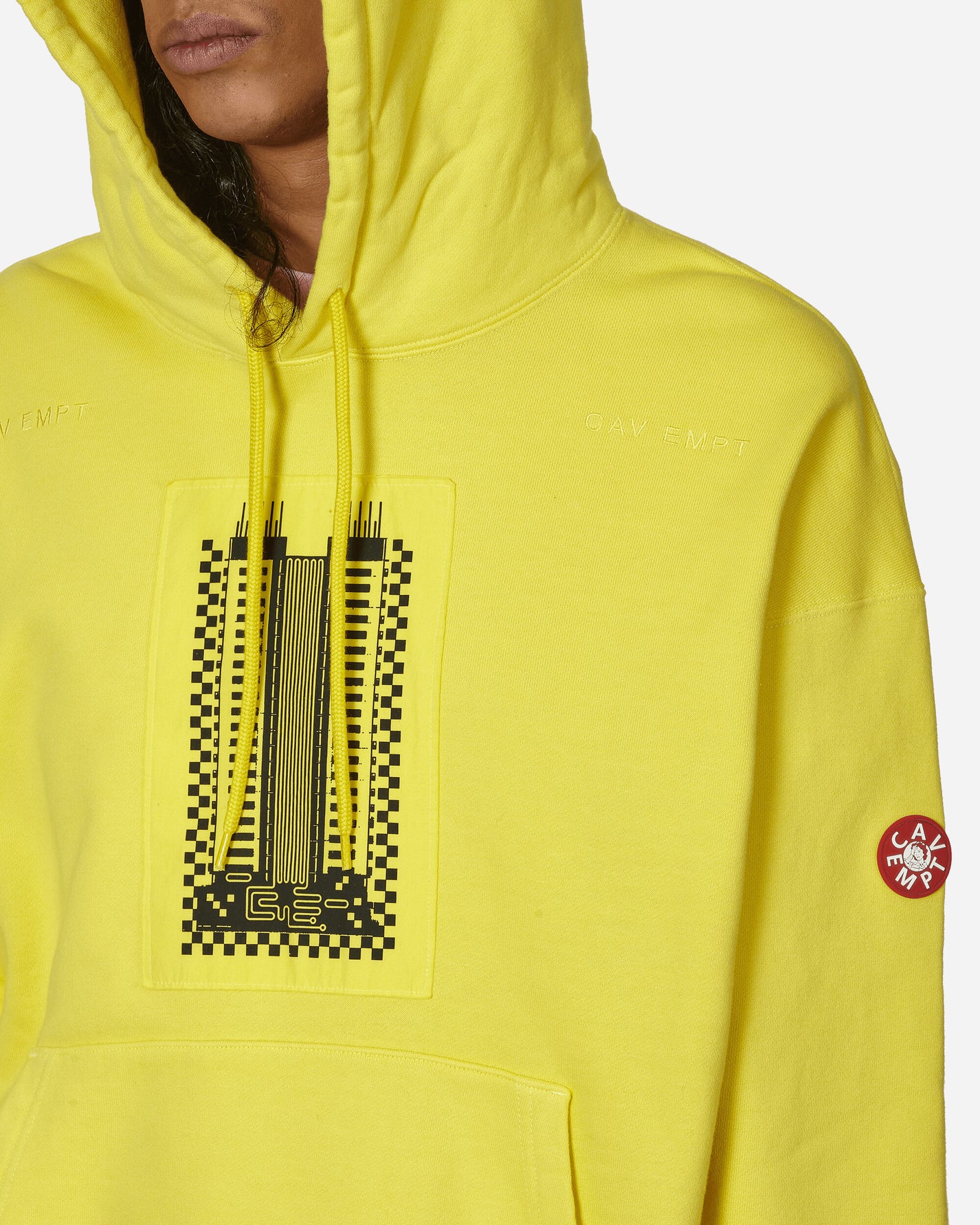 Cav Empt Overdye Reprocess Heavy Hoody Yellow Sweatshirts Hoodies CES25CS07 YLLW