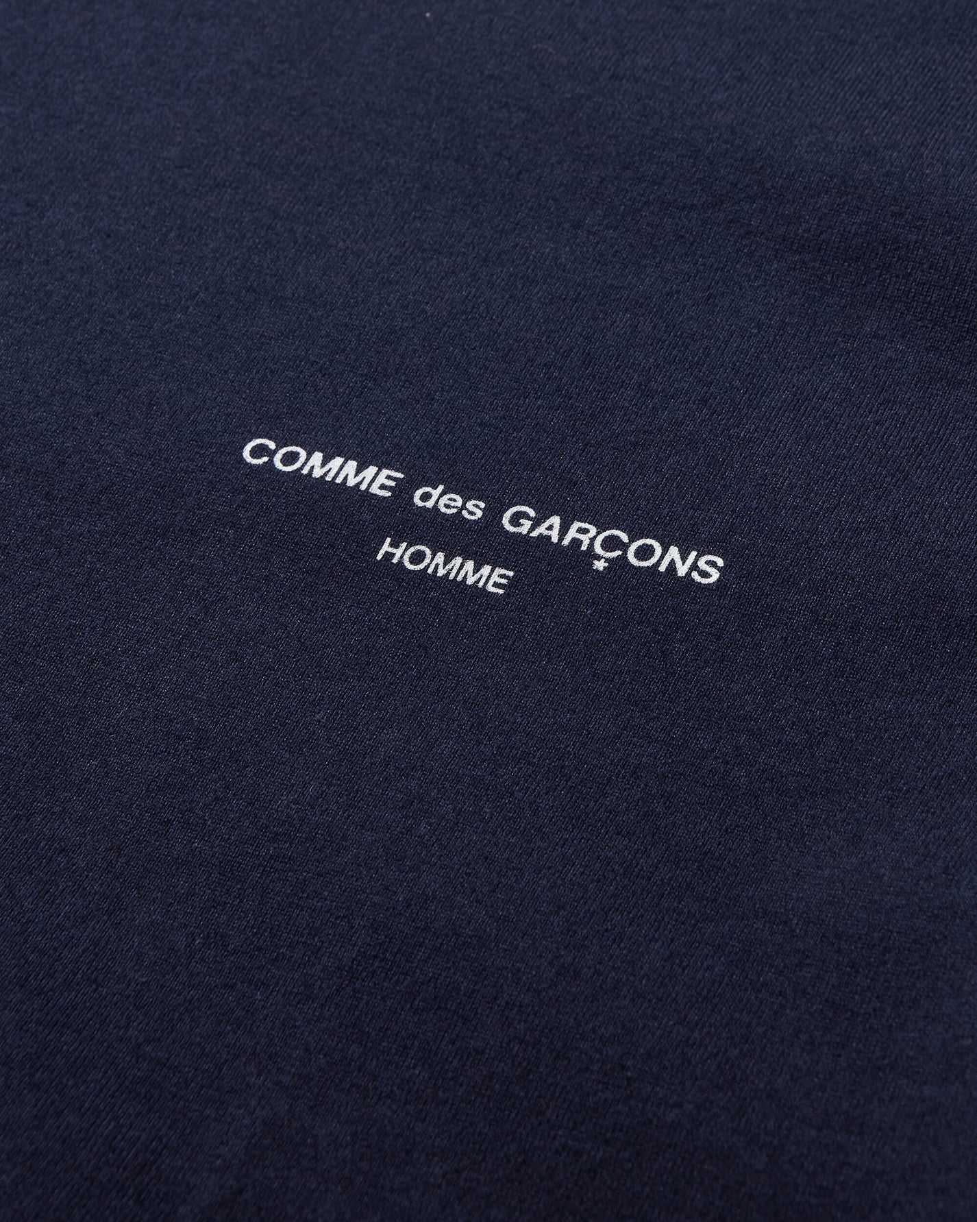 Comme Des Garçons Homme Men'S T-Shirt Navy T-Shirts Shortsleeve HN-T101-W24 002