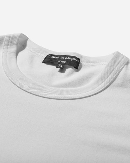 Comme Des Garçons Homme Men'S T-Shirt White T-Shirts Shortsleeve HN-T101-W24 003