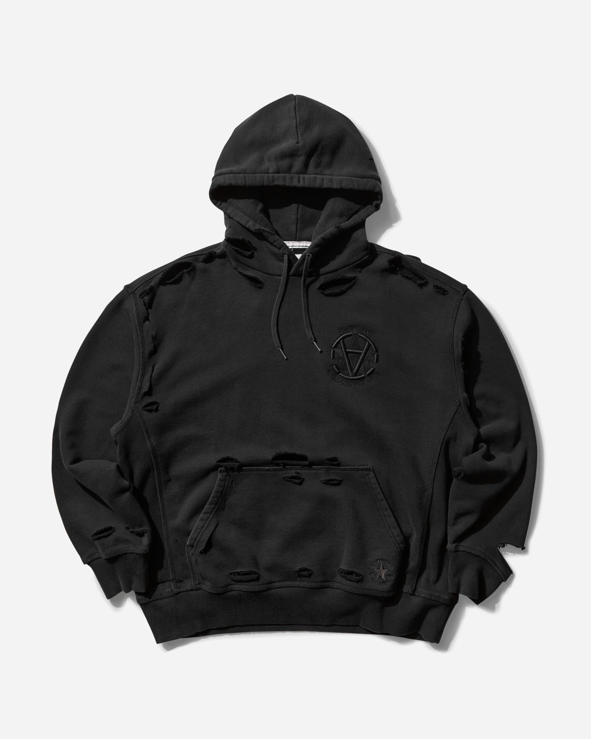 Converse Converse X Slam Jam Hoodie Black Sweatshirts Hoodies 10028549