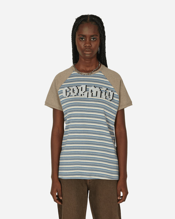 Cormio - Boah Raglan Striped T-Shirt Blue / Sand