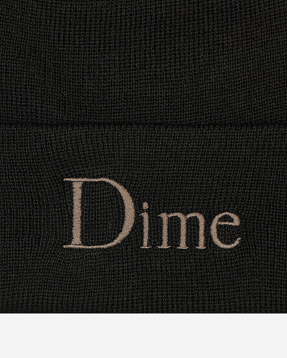 Dime Classic Wool Fold Beanie Black Hats Beanies DIME23D2F40BLK BLK