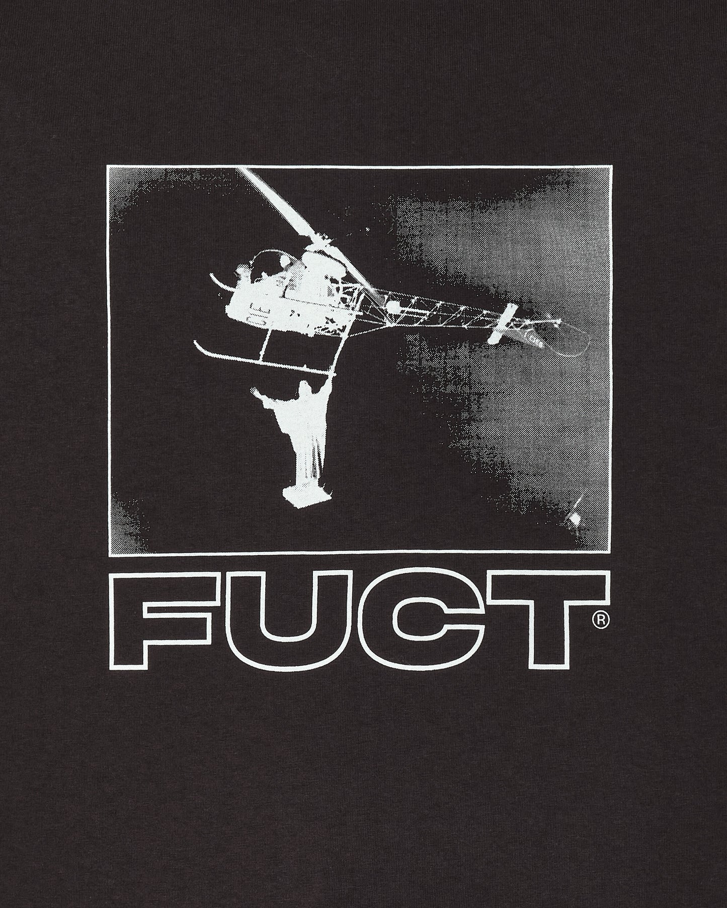 FUCT Helicopter Tee Black T-Shirts Shortsleeve TBMW092JY36 BLK0001