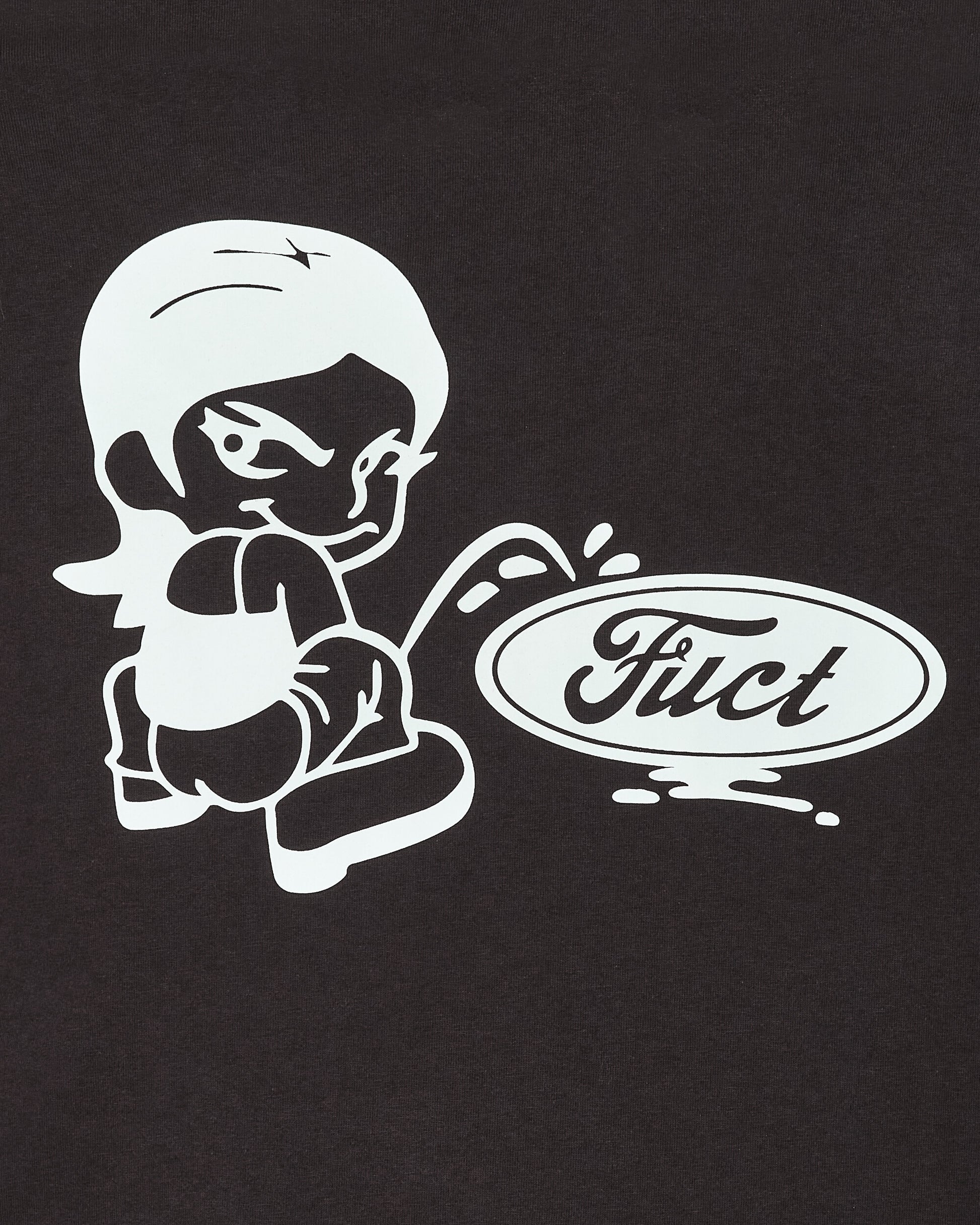 FUCT Oval Pee Girl Tee Black T-Shirts Top TBMW091JY35 BLK0001
