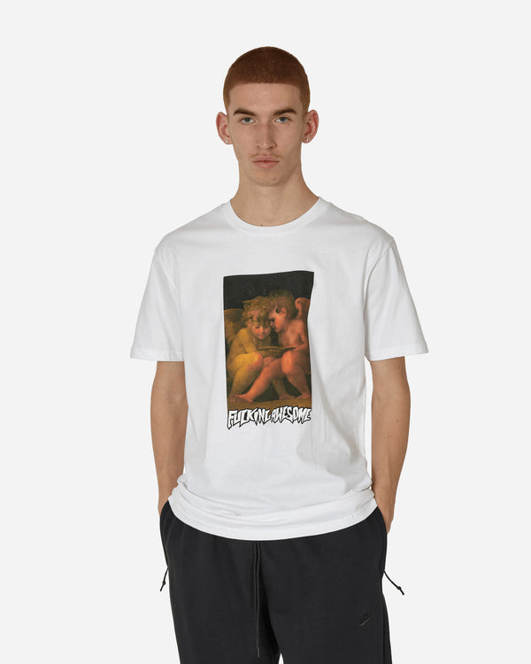 Fucking Awesome - Angel & Demon T-Shirt White