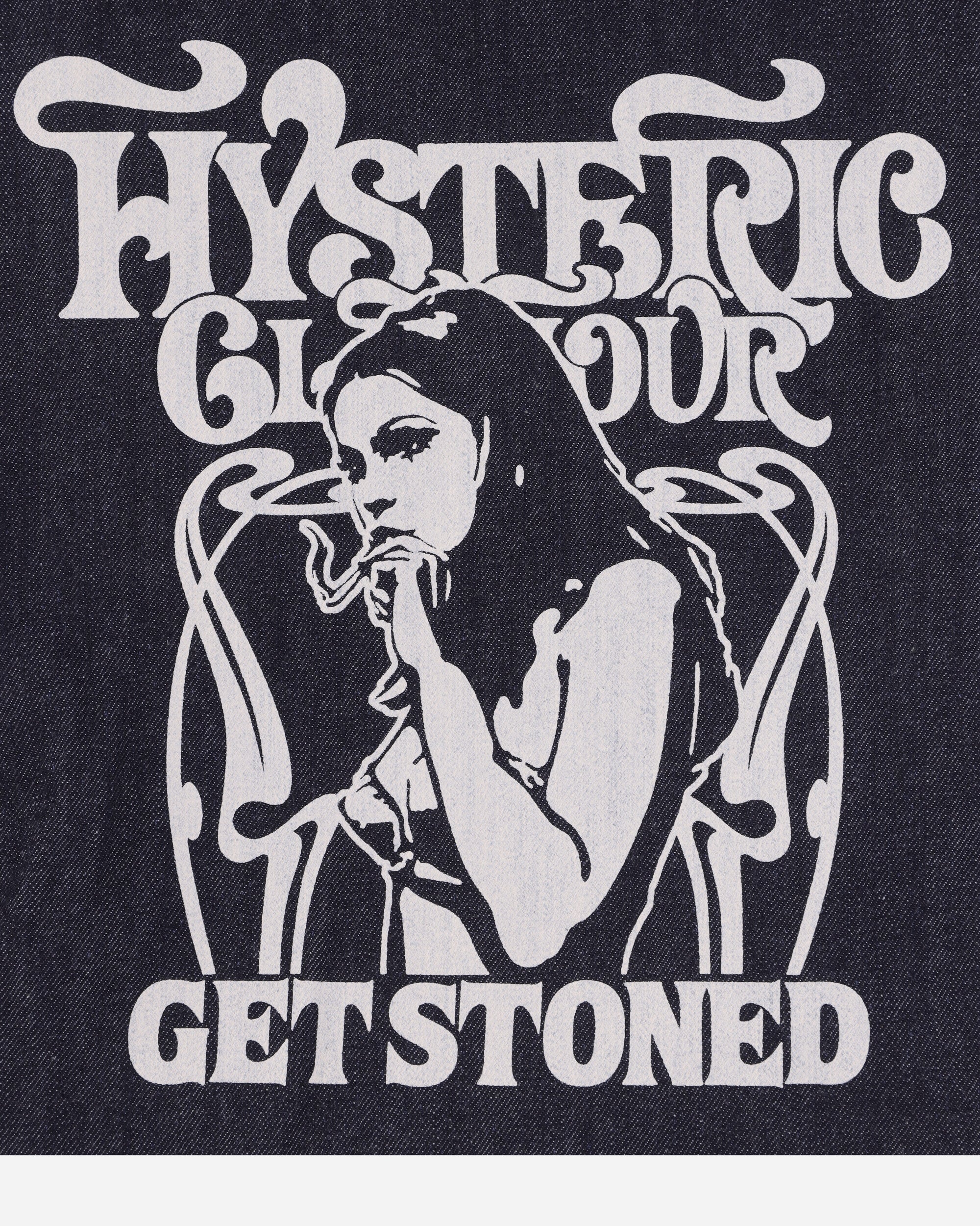 Hysteric Glamour Smoking Girl Indigo Bags and Backpacks Tote Bags QB019 A