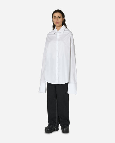 Jean Paul Gaultier Wmns Hood Shirt White Shirts Longsleeve Shirt CH019-C049 01
