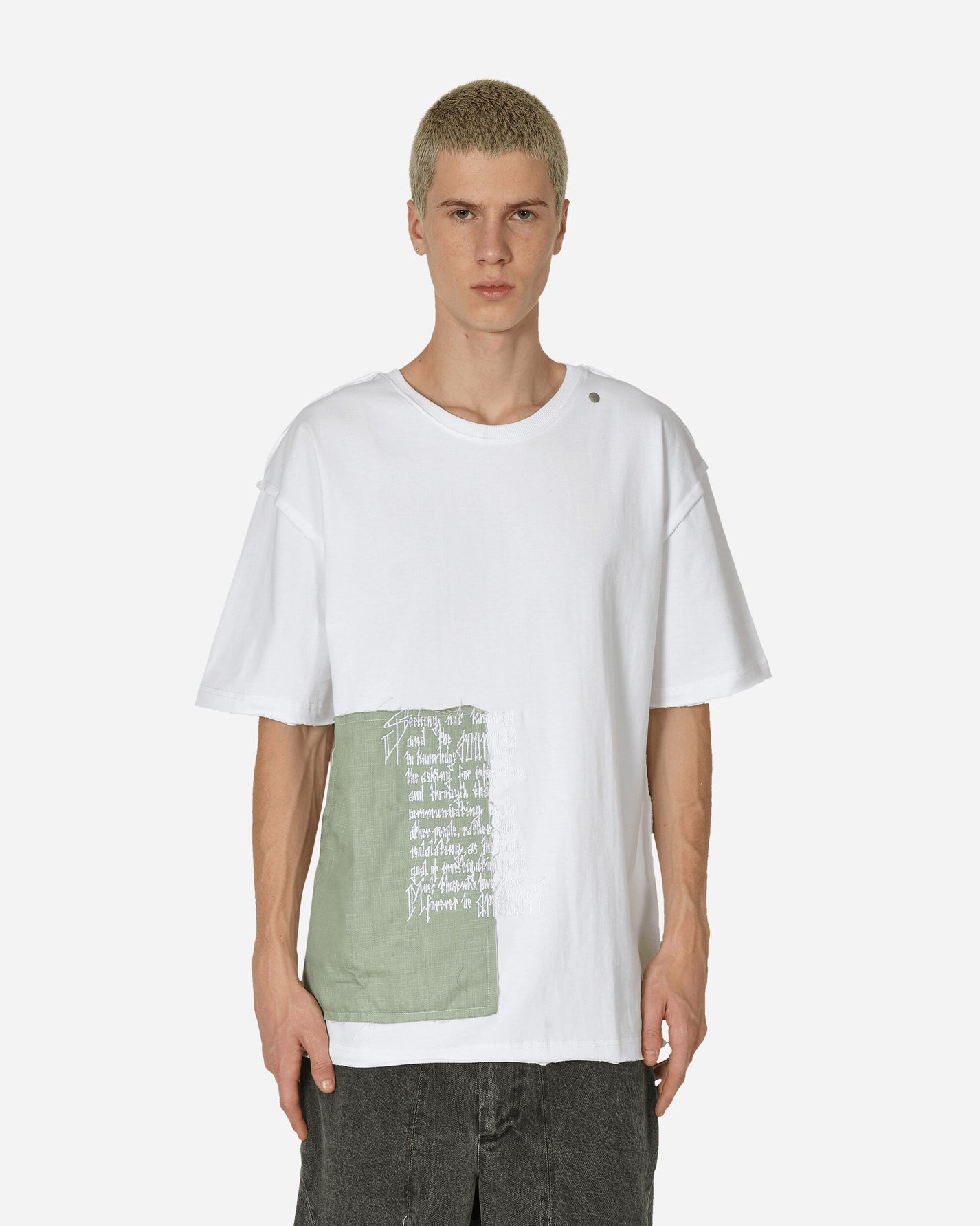 Lueder Manuscripto T-Shirt White T-Shirts Shortsleeve MANUTEE WHT