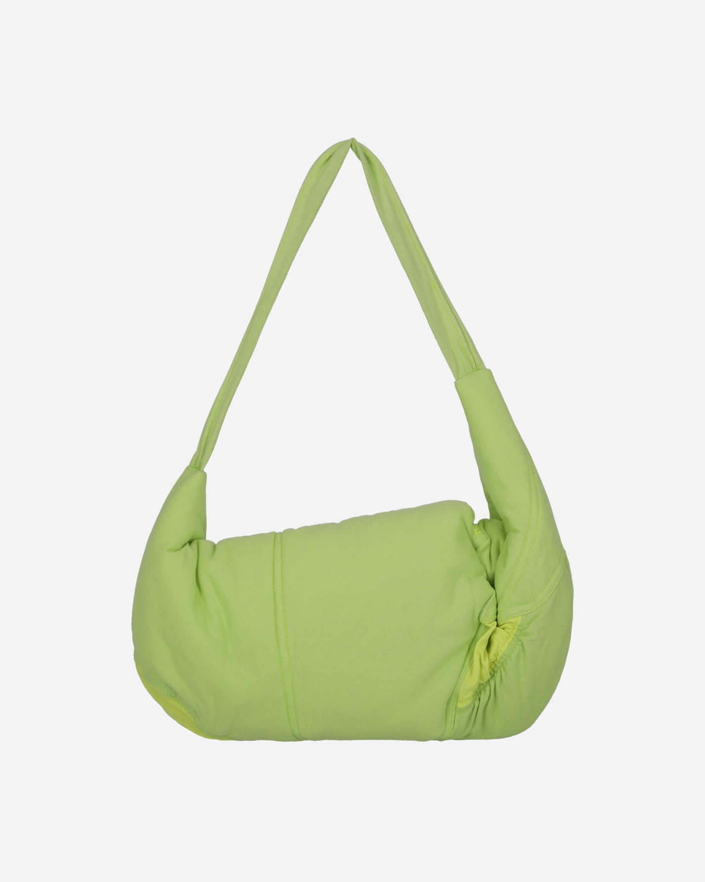 Mainline:RUS/Fr.CA/DE Wmns Jersey Pillow Bag Neon Green And Yellow Bags and Backpacks Shoulder Bags AW24PILLO PILLOWGY