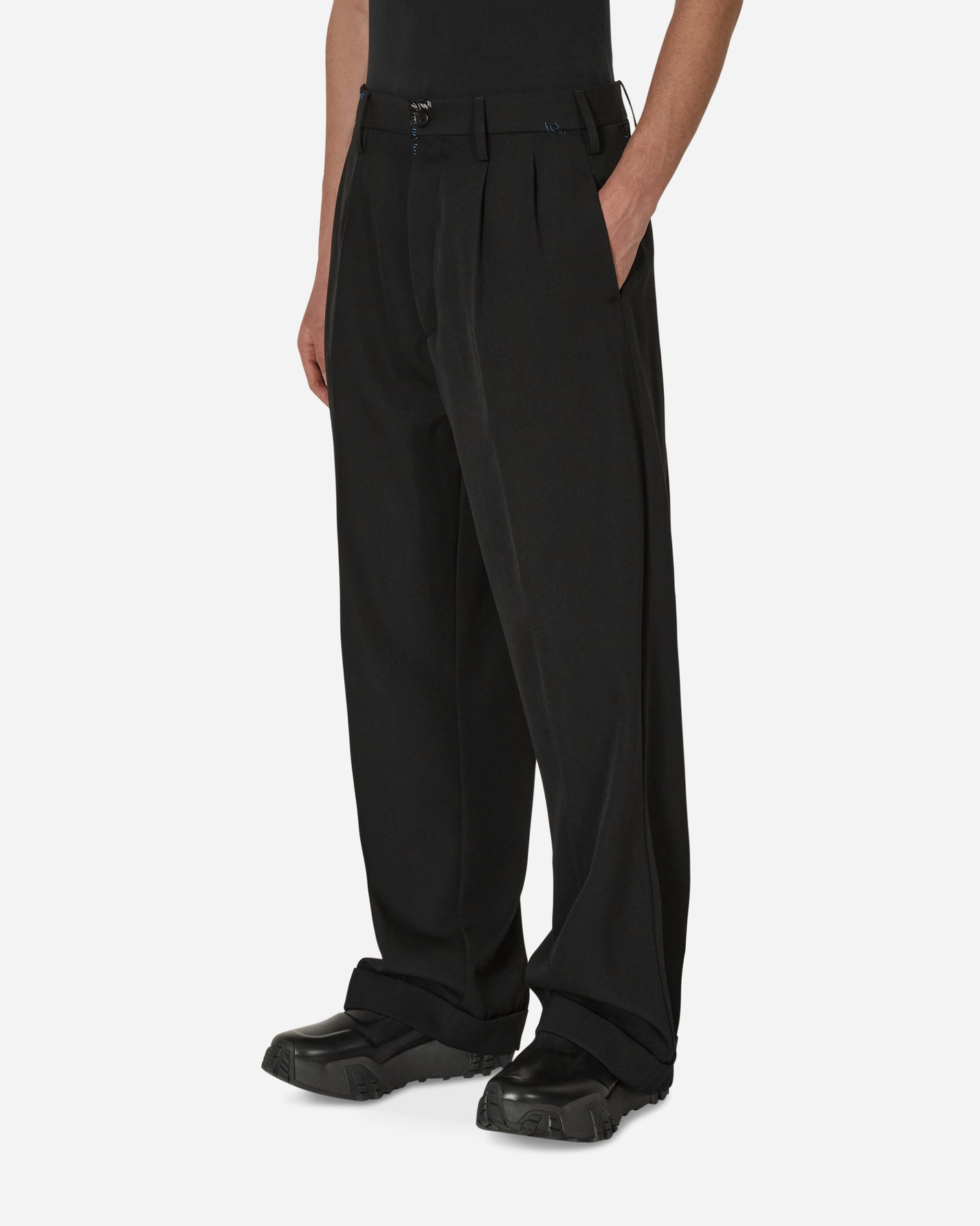 Marni Tuxedo Pants Black Pants Trousers PUMU0202UX FWN99