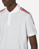 Moncler Ss Polo White T-Shirts Polo 8A0002089A16 002