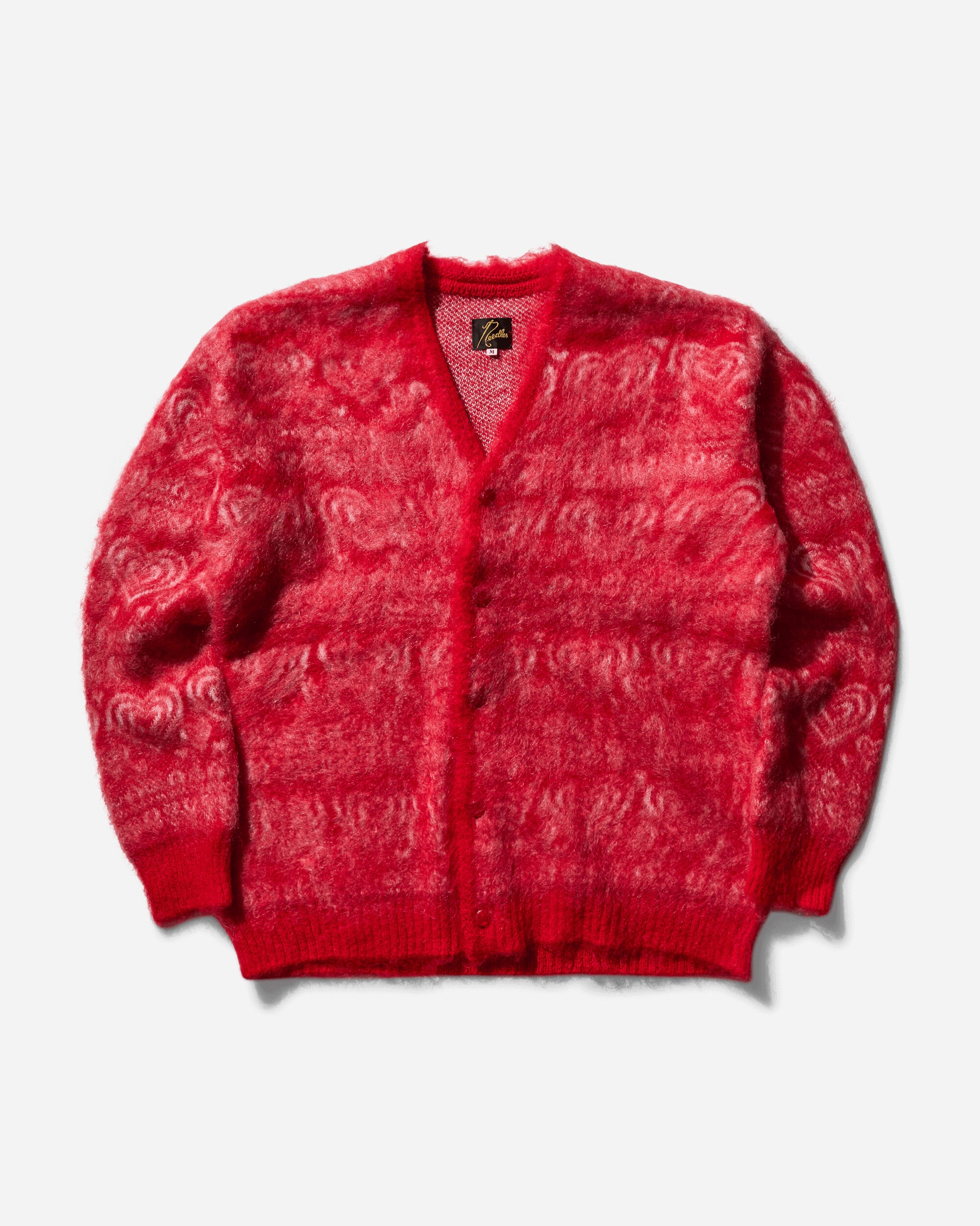 Needles Mohair Cardigan - Heart Red Knitwears Cardigans PU313 RED