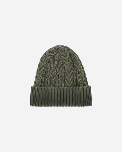 Neighborhood Washed Cable Beanie Olive Drab Hats Beanies 24213NH-HT01 OD