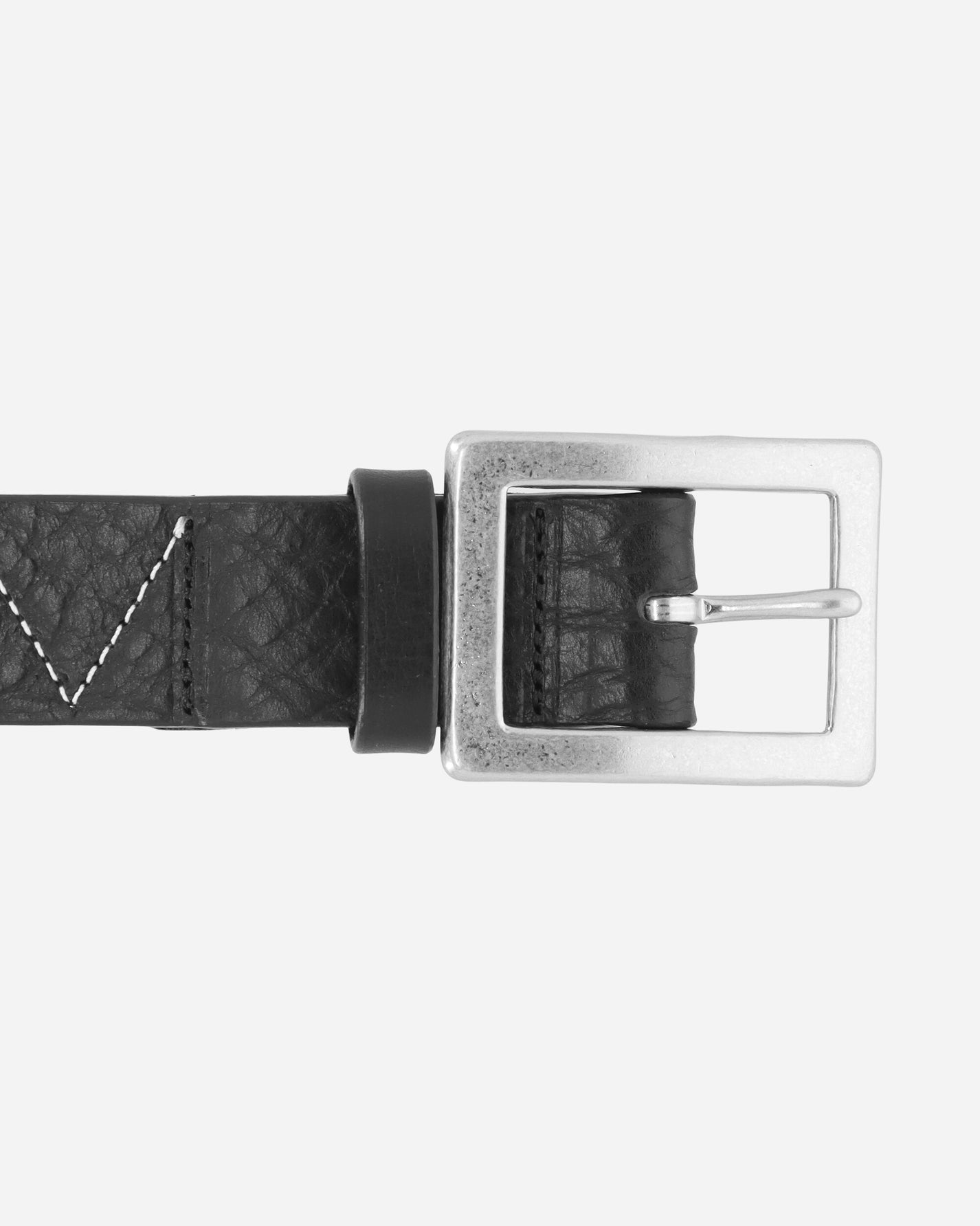 Neighborhood Leather Wide Belt Black Belts Belt 242PKNH-AC02 BK