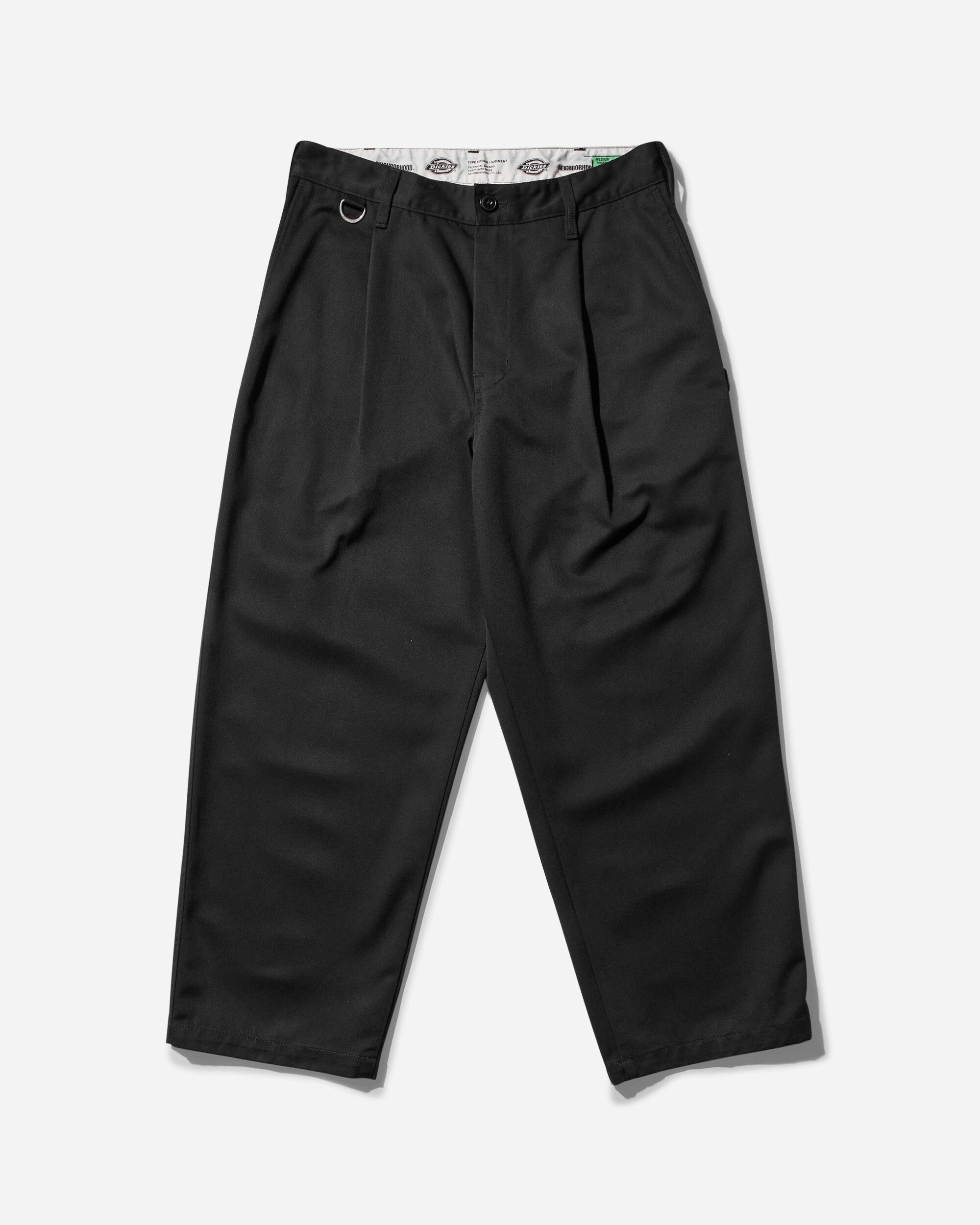 Neighborhood Nh X Dickies . Tuck Wide Pants Black Pants Casual 242VFDKN-PTM01 BK