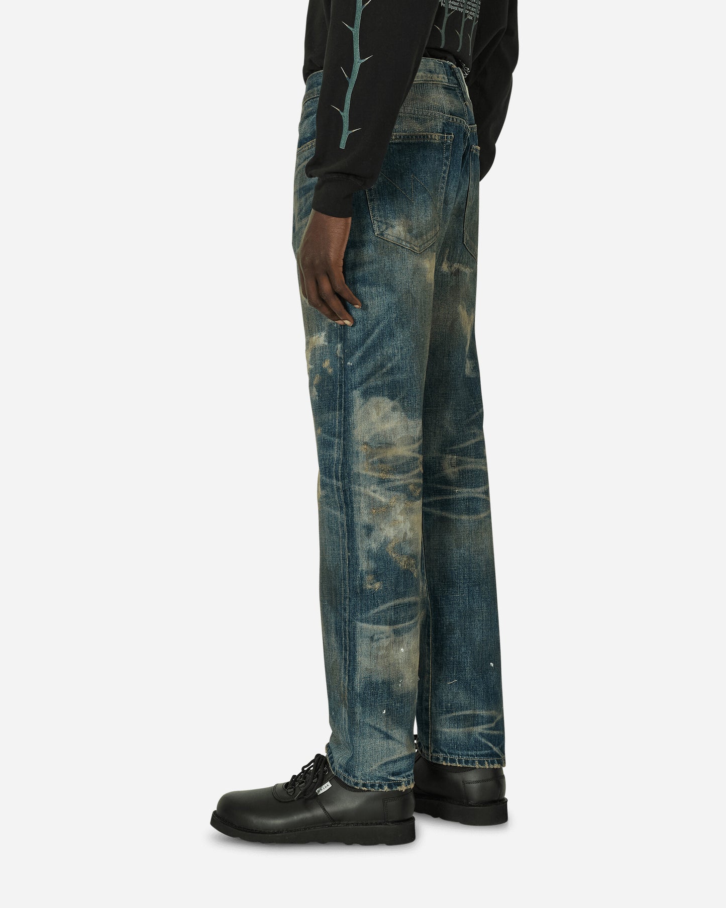 Neighborhood Savage Denim Dp Mid Pants Indigo Pants Denim 241XBNH-PTM09 ID