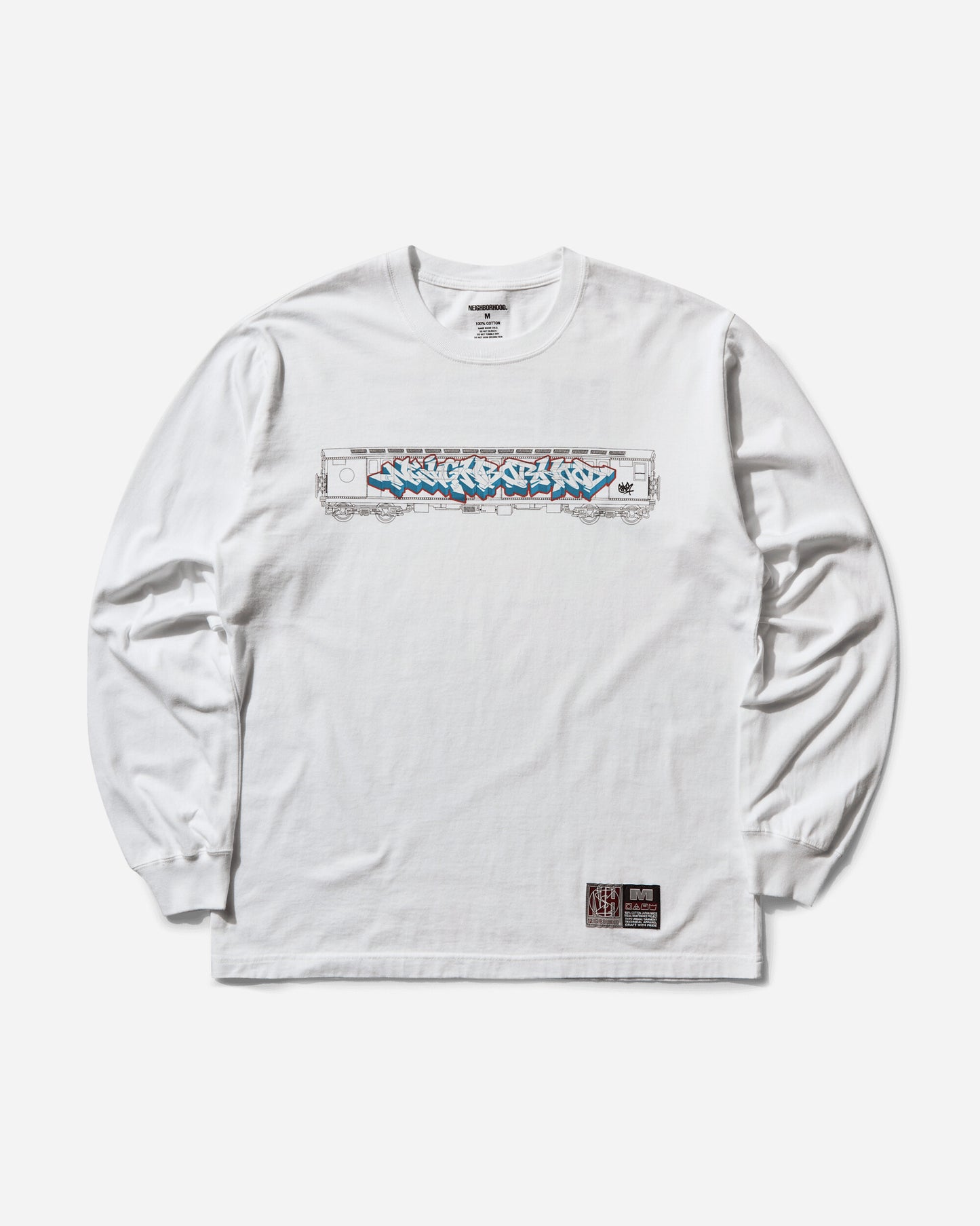 Neighborhood Nh X Subware . Tee Ls-2 White T-Shirts Longsleeve 242PC49N-LT02 WH