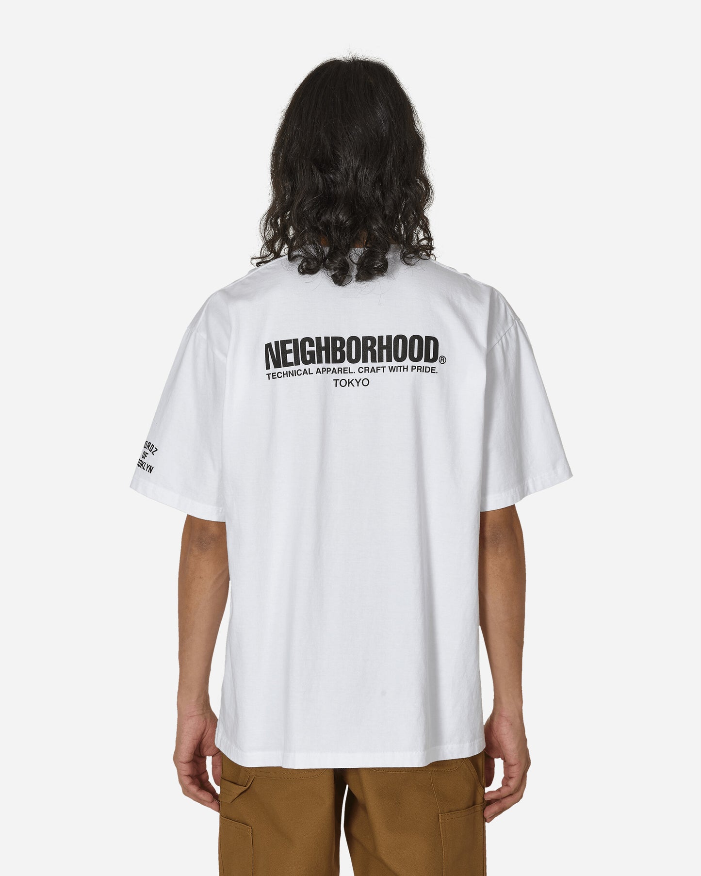 Neighborhood Nh × Lordz Of Brooklyn . Tee Ss-3 White T-Shirts Shortsleeve 232PCNH-ST06S WH
