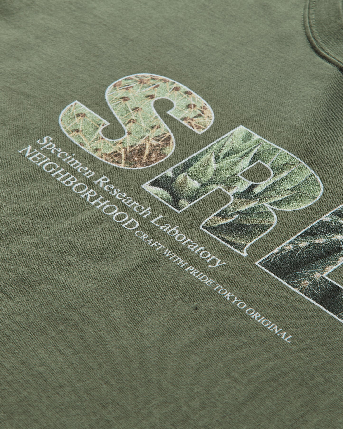 Neighborhood Srl . Tee Ls-2 Olive Drab T-Shirts Shortsleeve 242PCNH-LT20 OD