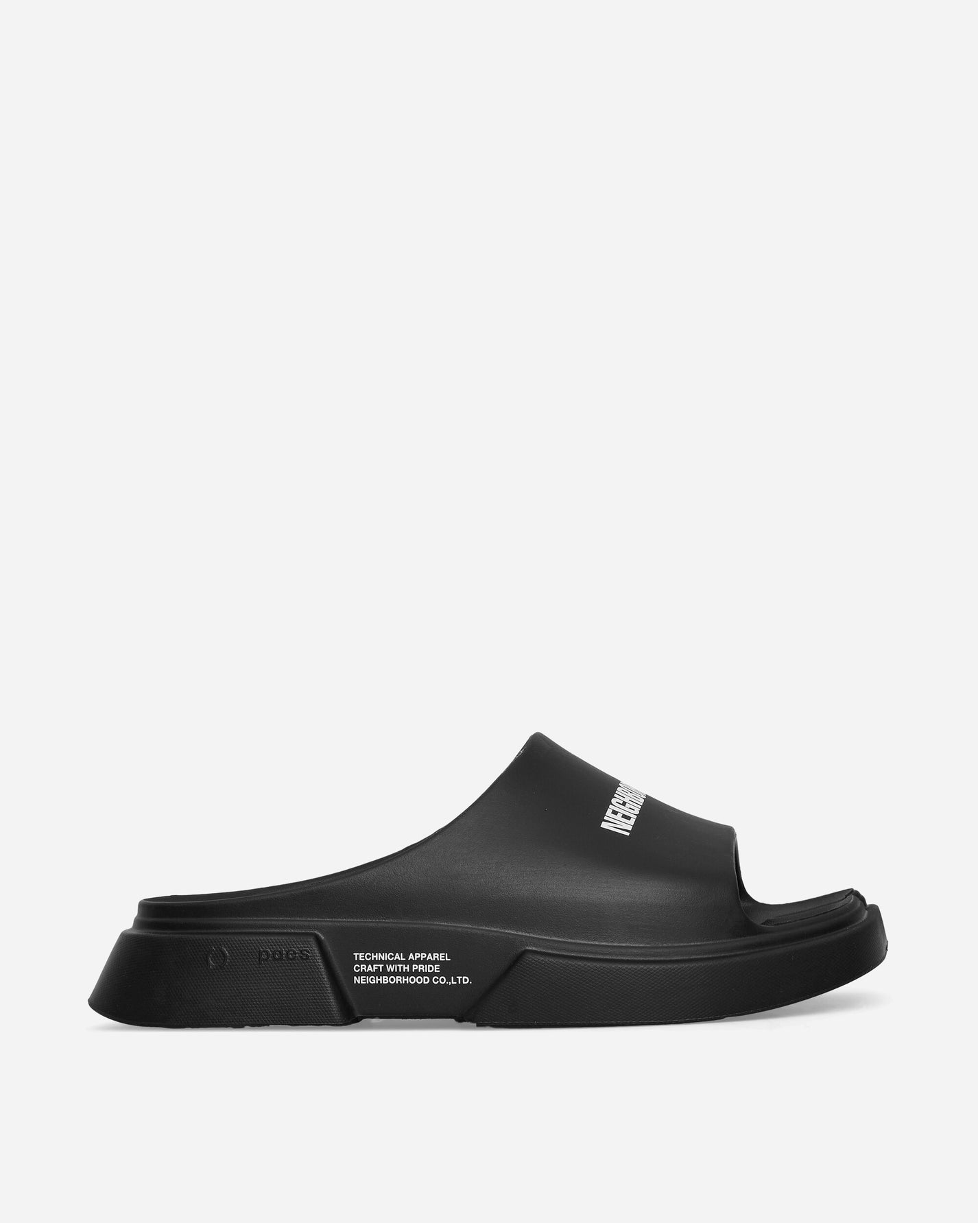 Neighborhood Nh X Paes Slide Black Sandals and Slides Slides 241BP44N-FW01S BLACK