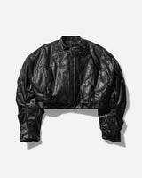 Nii Hai Wmns 2K Moto Jacket Black Coats and Jackets Leather Jackets OTWR-OMRJ BLK