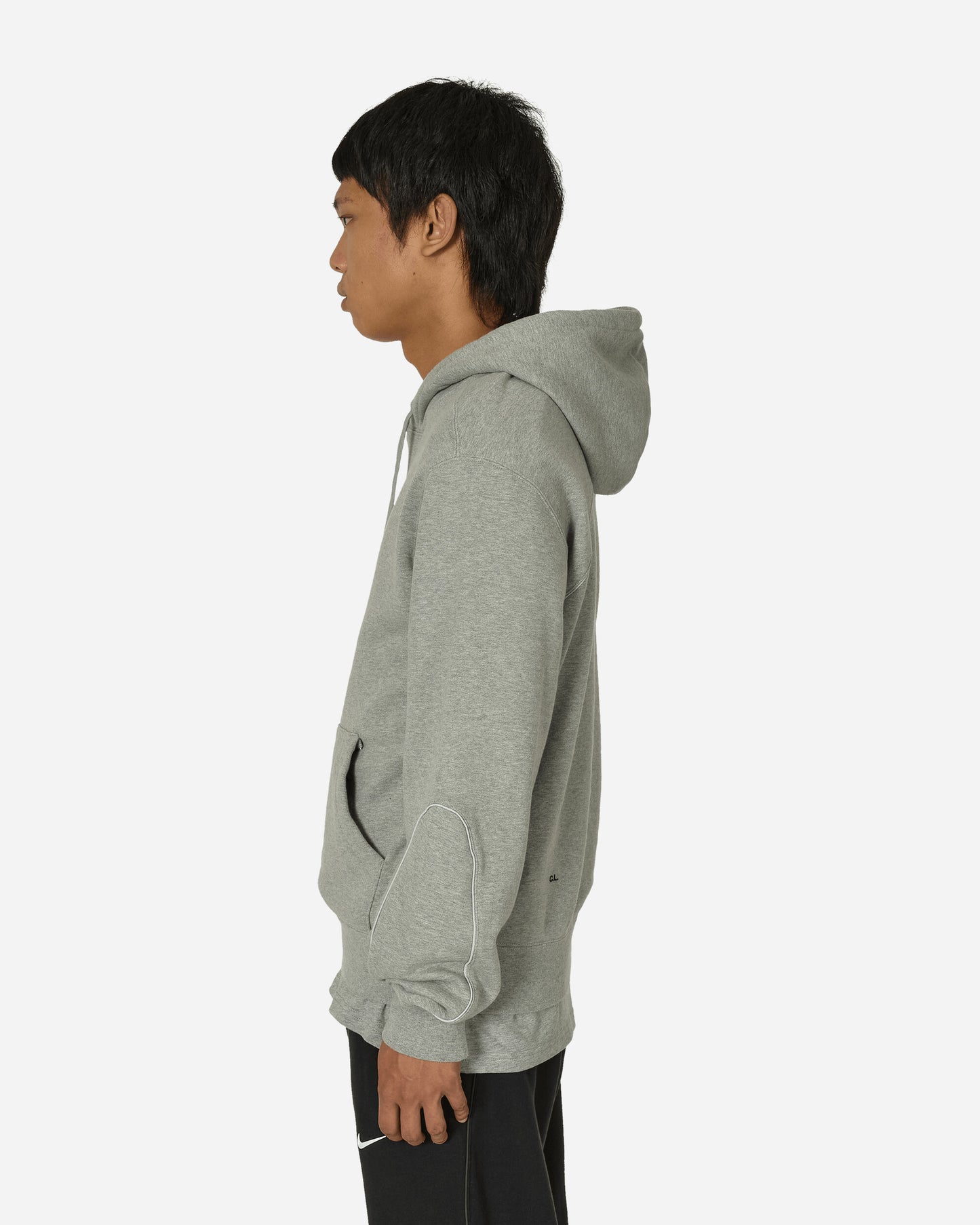 Nike M Nrg Nocta Cs Hoodie Flc Dk Grey Heather/Silver/Black Sweatshirts Hoodies FN7659-063