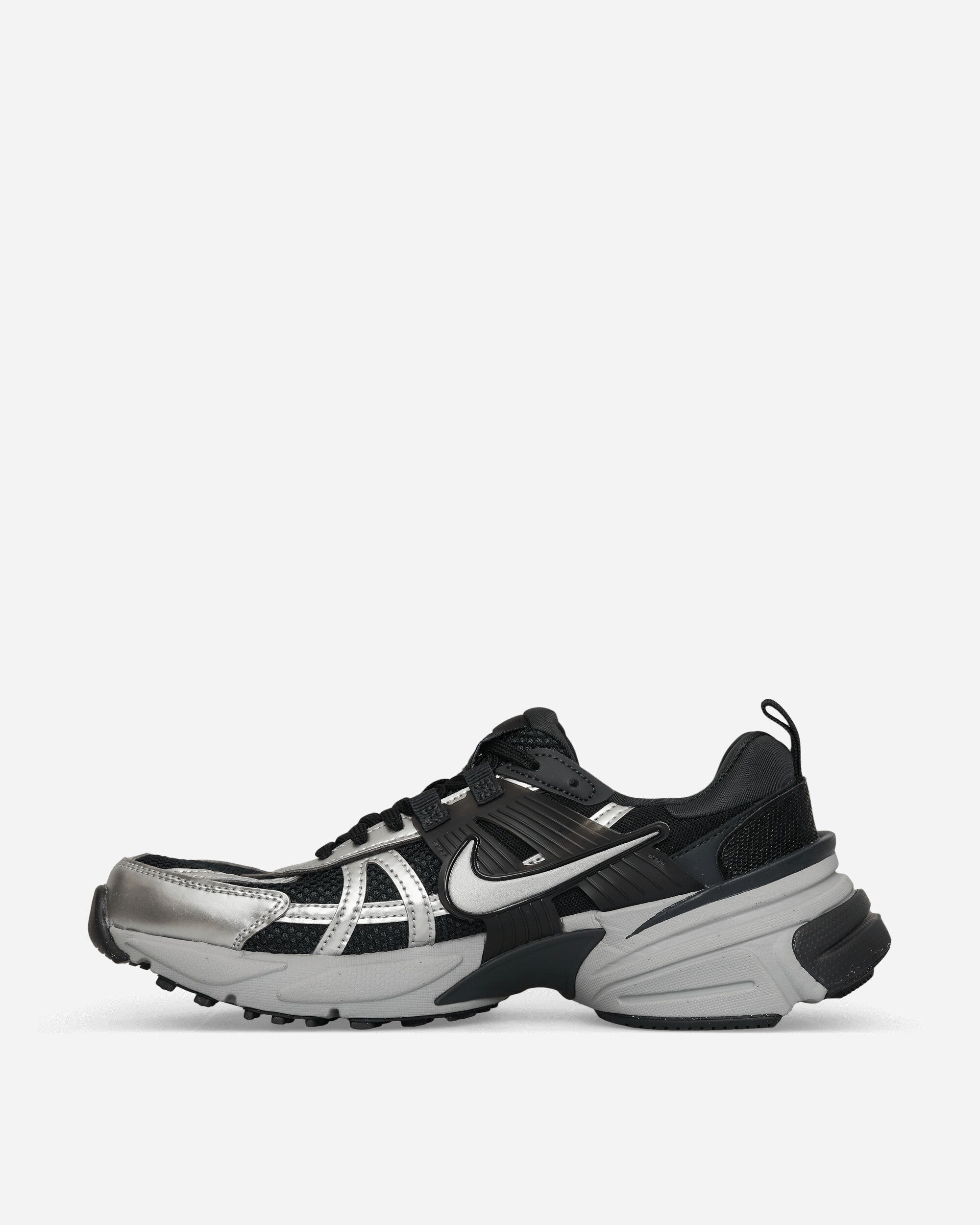 Nike Wmns W Nike V2K Run Black/Metallic Silver Sneakers Mid FD0736-005