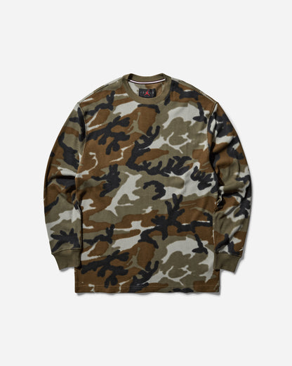 Nike Jordan M J Mvp Camo Ls Top Light Olive/Sail T-Shirts Longsleeve FV7442-380