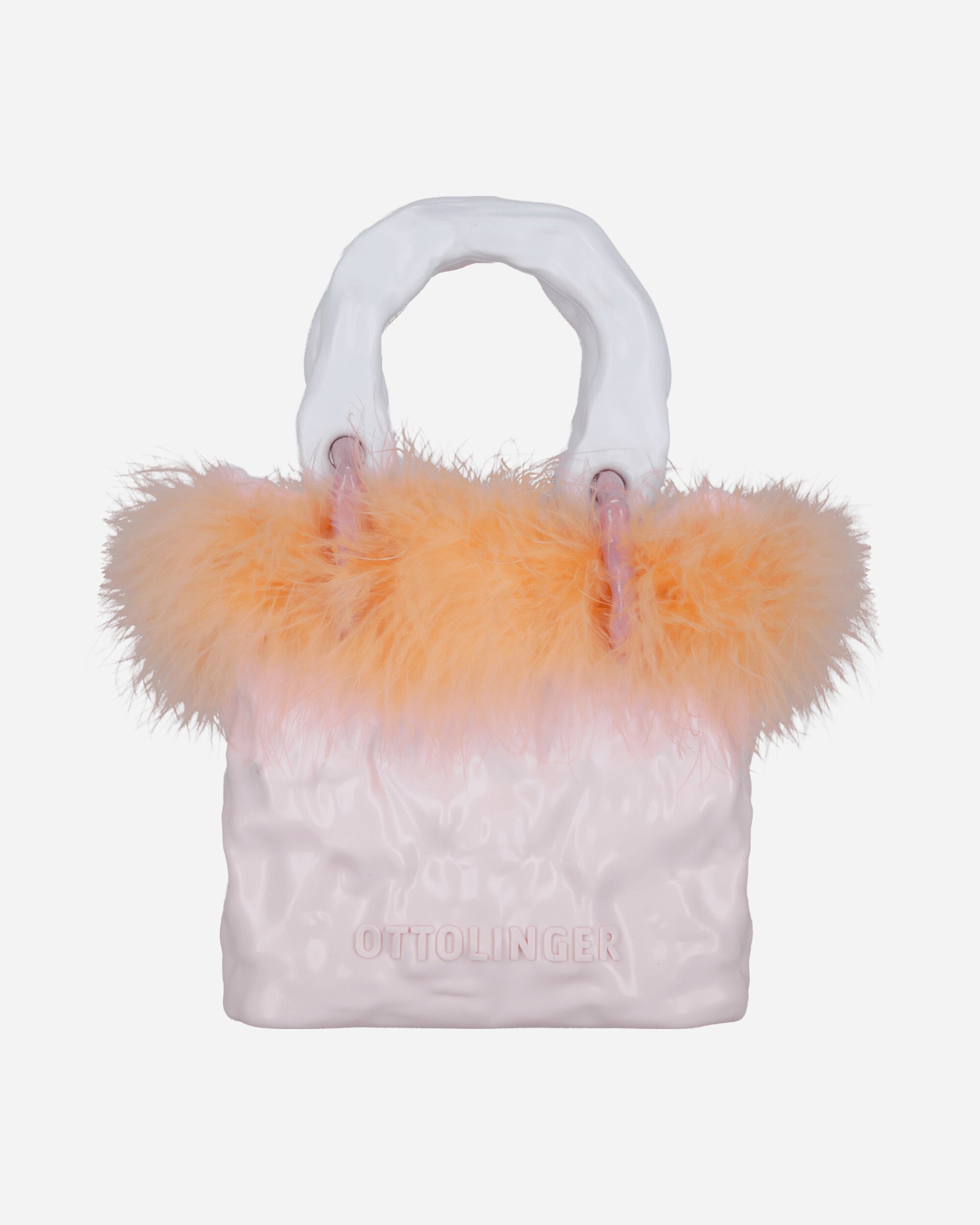 Ottolinger Wmns Signature Ceramic Bag Fluff Pink Bags and Backpacks Tote Bags 2700901 PINK