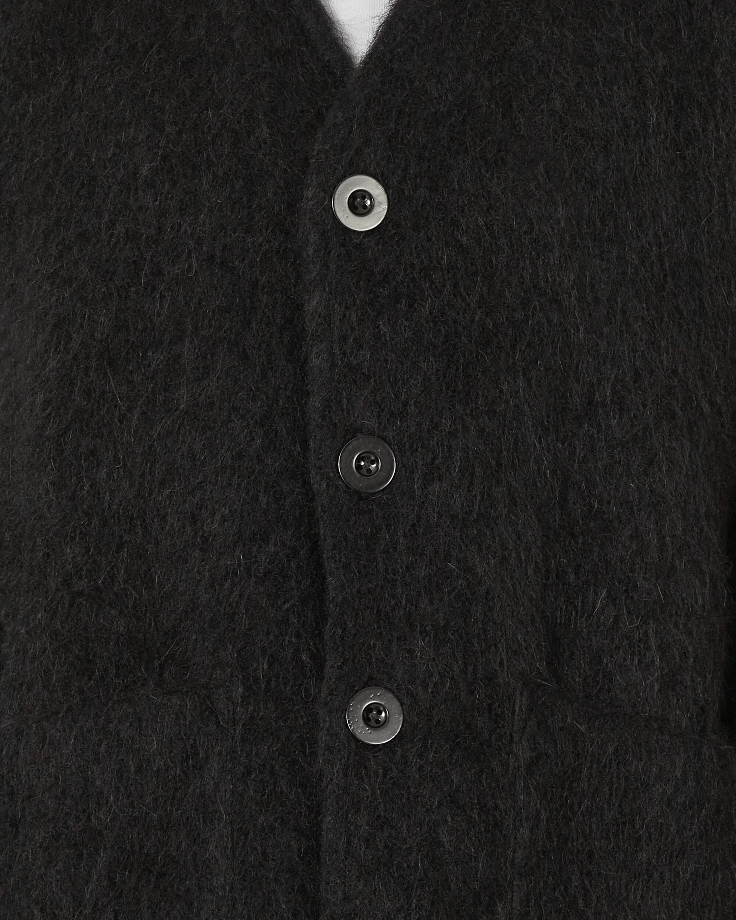 Our Legacy Cardigan Black Mohair Knitwears Cardigans M4206CBM 001