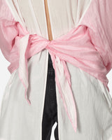 Our Legacy Wmns Apron Shirt Pink Cotton Silk Shirts Longsleeve Shirt W2242ABC 001