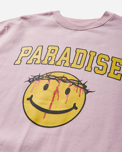 Paradis3 Smiley Jesus Crewneck Pink Sweatshirts Crewneck PASMILEYCREW 2