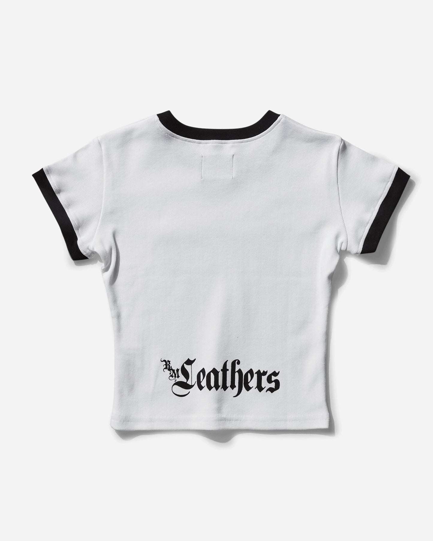 R & M Leathers Wmns Fantasy Baby Tee White T-Shirts Shortsleeve RMEB113 WHITE