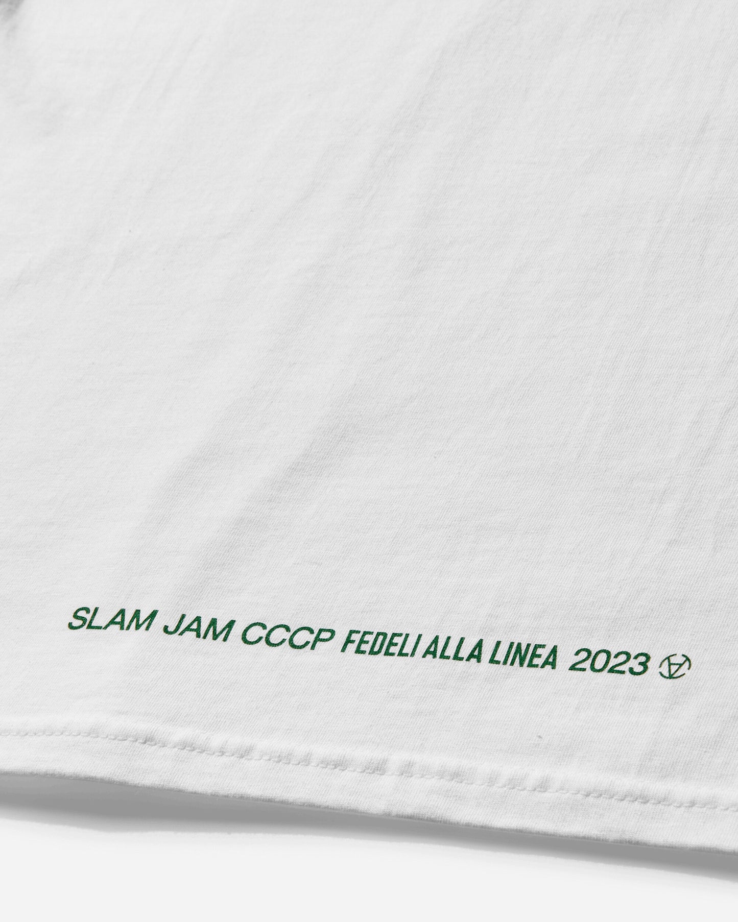 Slam Jam Io Sto Bene Io Sto Male Tee White T-Shirts Shortsleeve BBMW033JY28 WTH0001