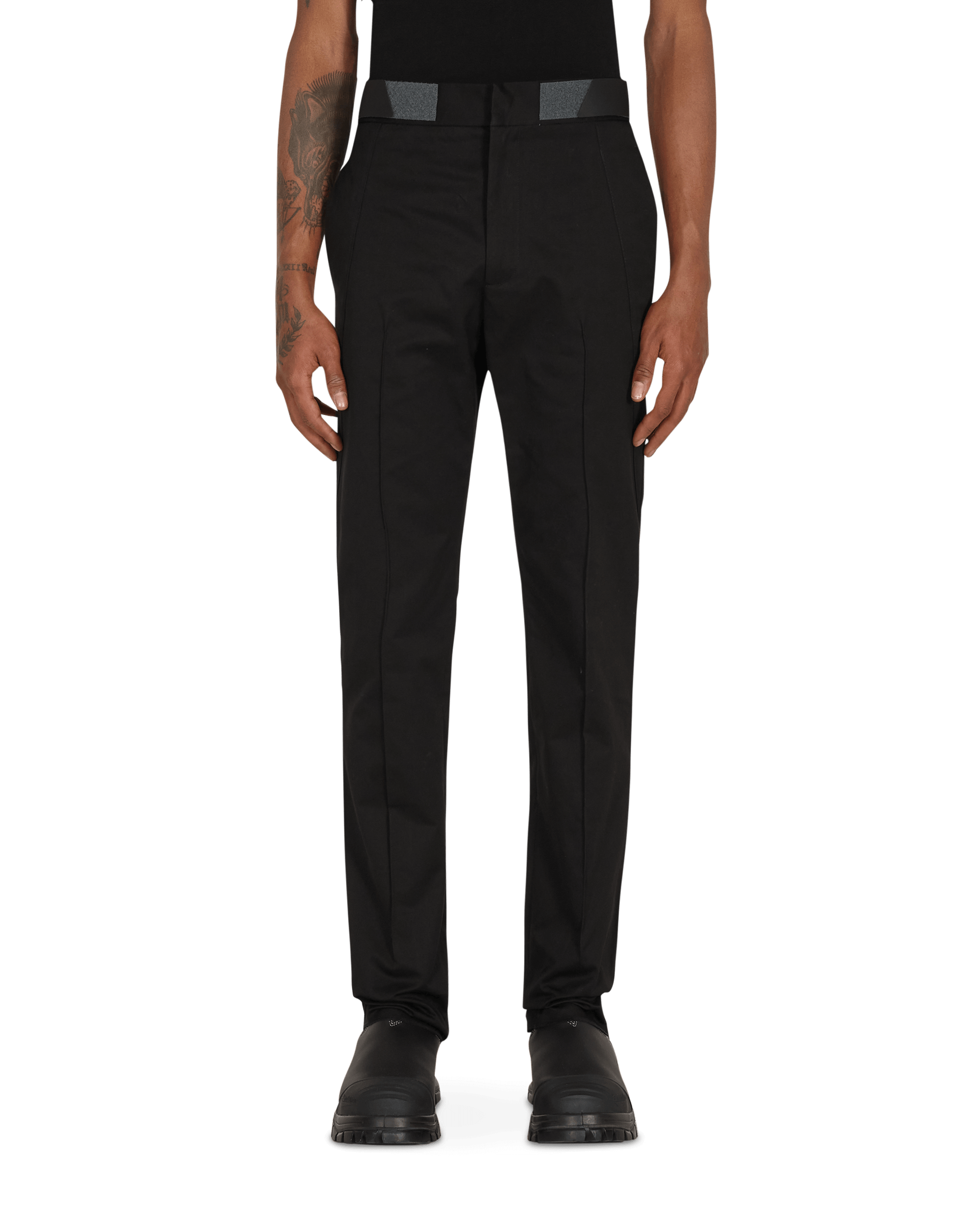 Slam Jam DIAGONAL ATTICA PANT Black Pants Trousers SJZMPA01FA01 BLK001