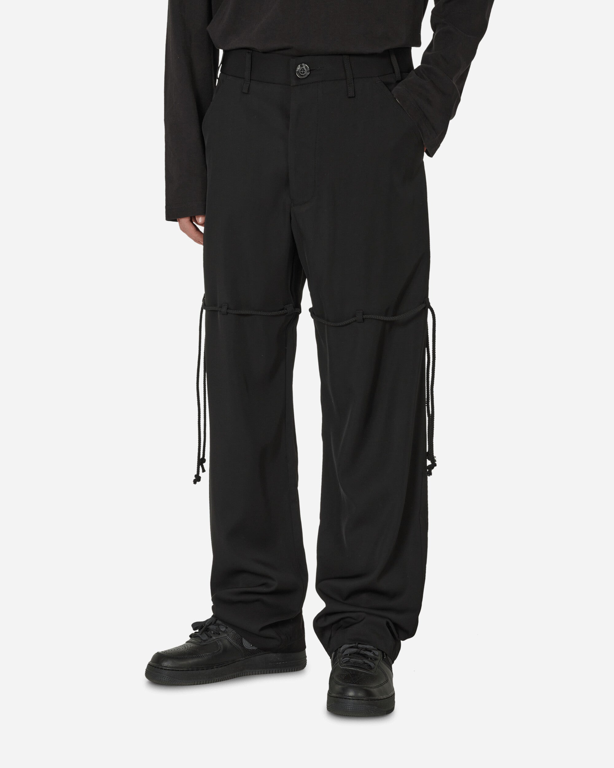 Song for the Mute Dress Pant Without Tapes Black Pants Trousers 241-MPT076NT VGBDBLK