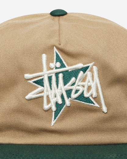 Stüssy Basic Star Strapback Cap Khaki Hats Caps 1311119 KHAK